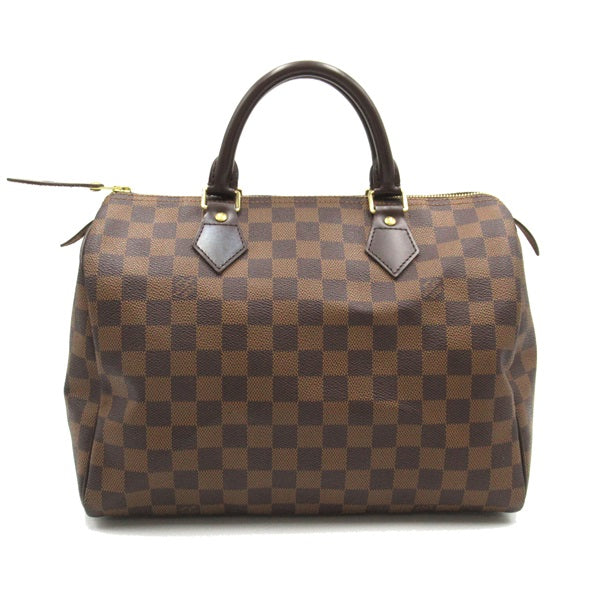 Louis Vuitton Damier Ebene Speedy 30 Canvas Handbag N41531 in Excellent condition