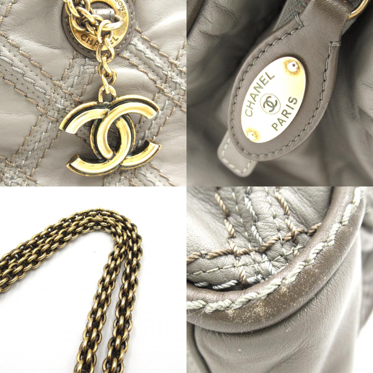 Chanel Leather Chain Shoulder Bag