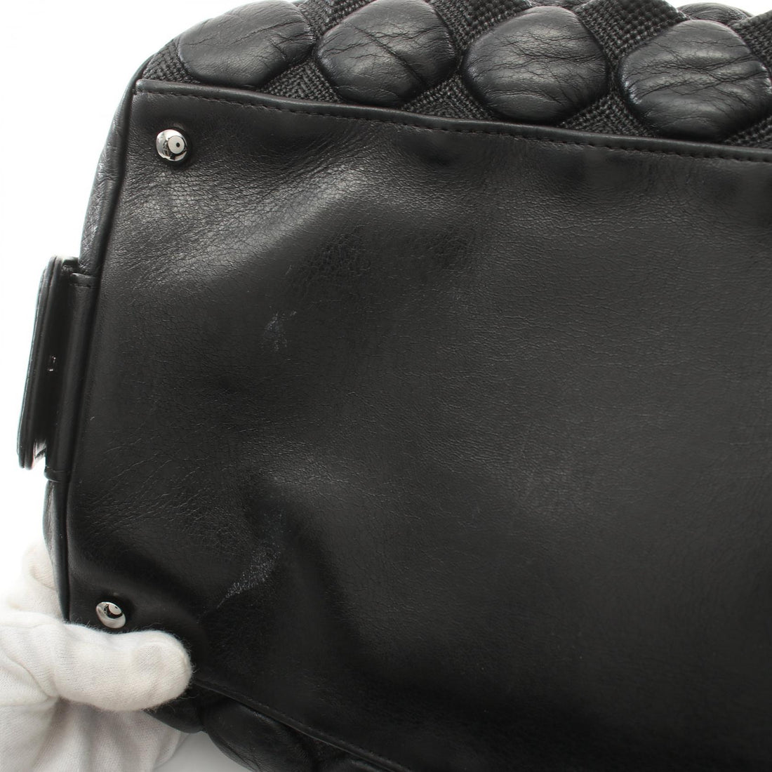 Chanel Leather Shoulder Bag Black