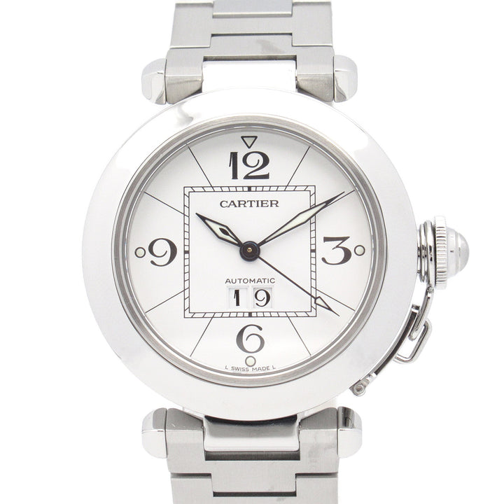 Cartier Pasha C Big Date Stainless Steel Watch W31055M7