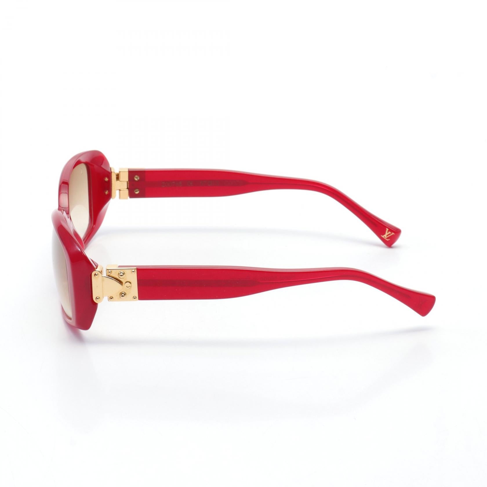 Louis Vuitton Supson GM Sunglasses Red Z0076E