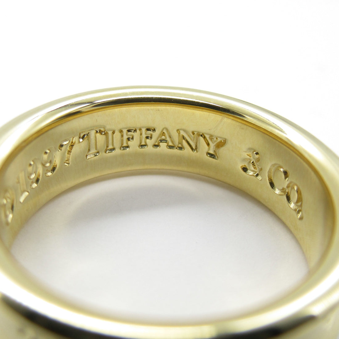 Tiffany & Co 1837 Narrow Ring K18 Gold