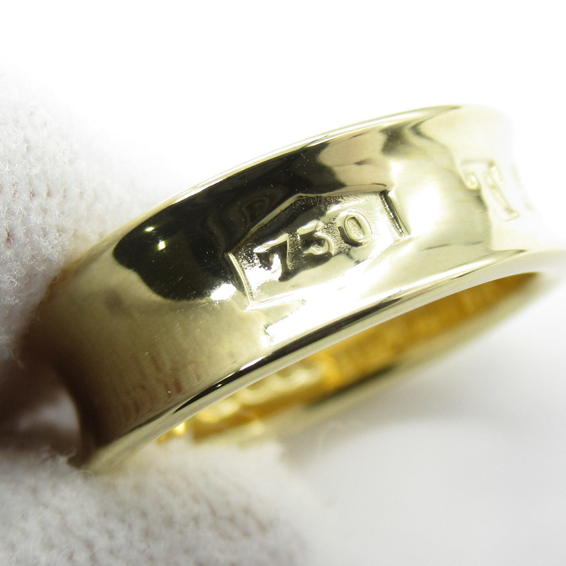 Tiffany & Co 1837 Narrow Ring K18 Gold