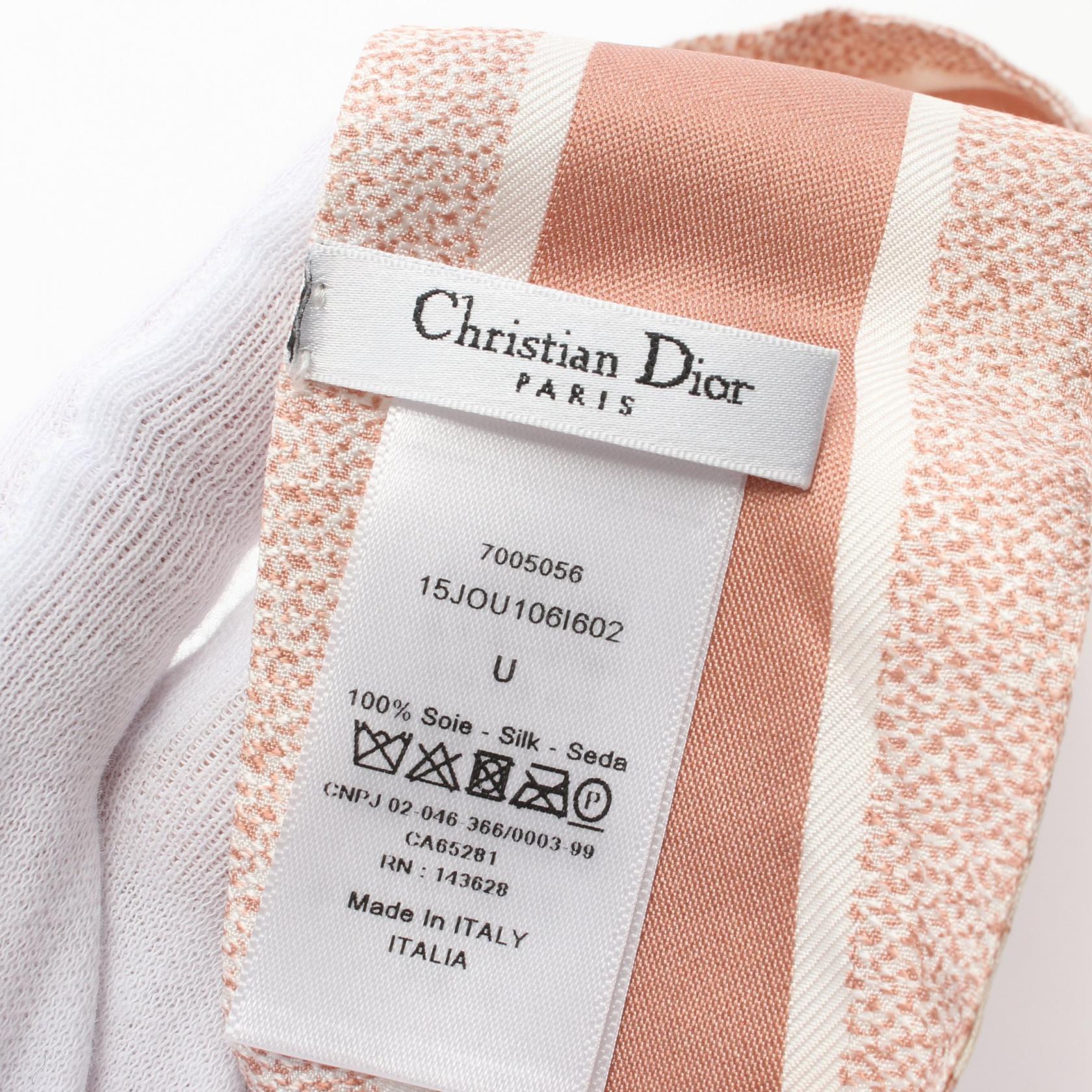 Dior Silk Mitzah Toile de Jouy Scarf