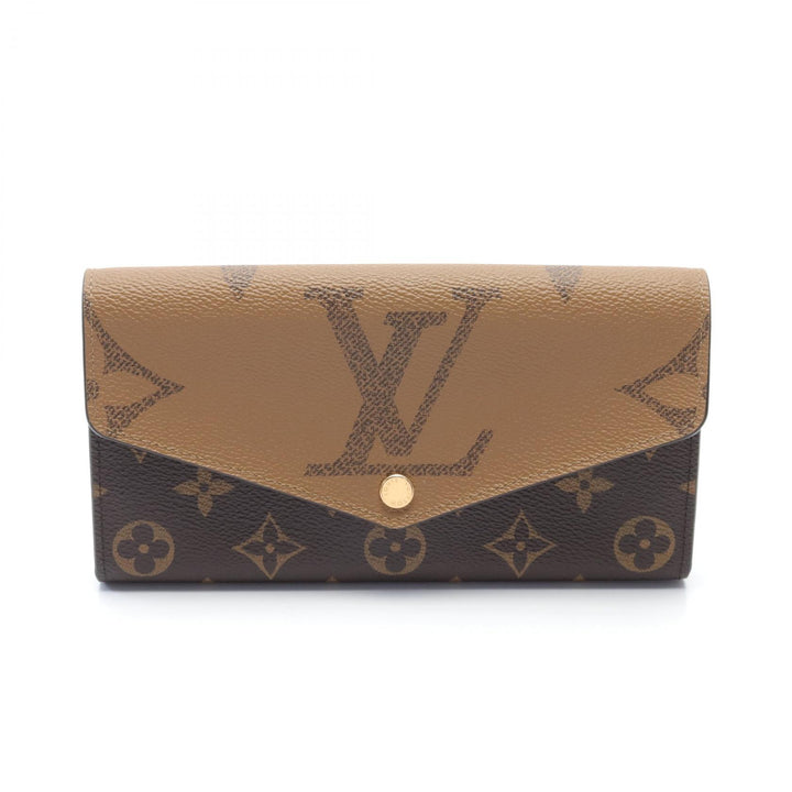 Louis Vuitton Portefeuille Sarah Canvas Long Wallet M80726 in Great Condition