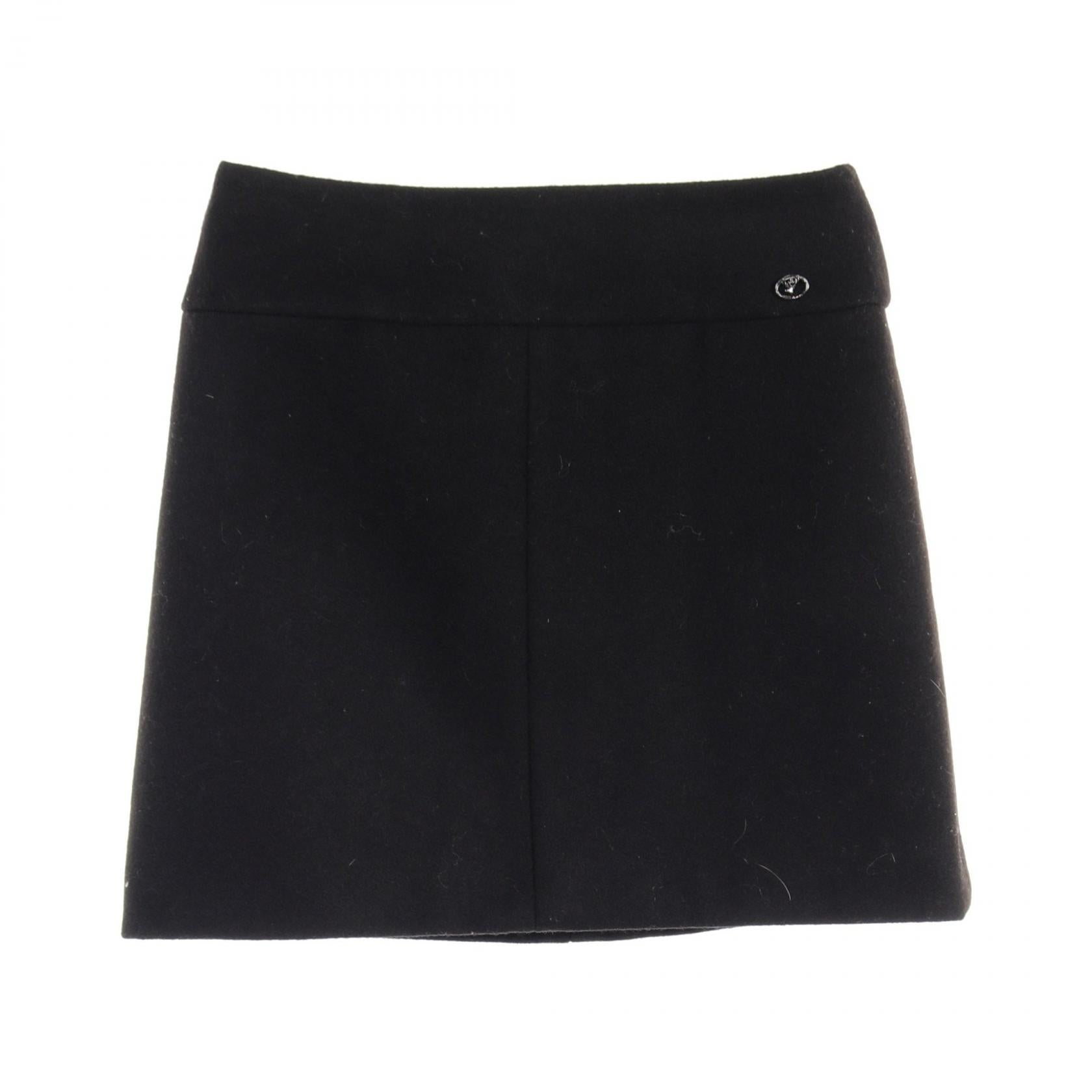 Chanel Wool Skirt Black P51908