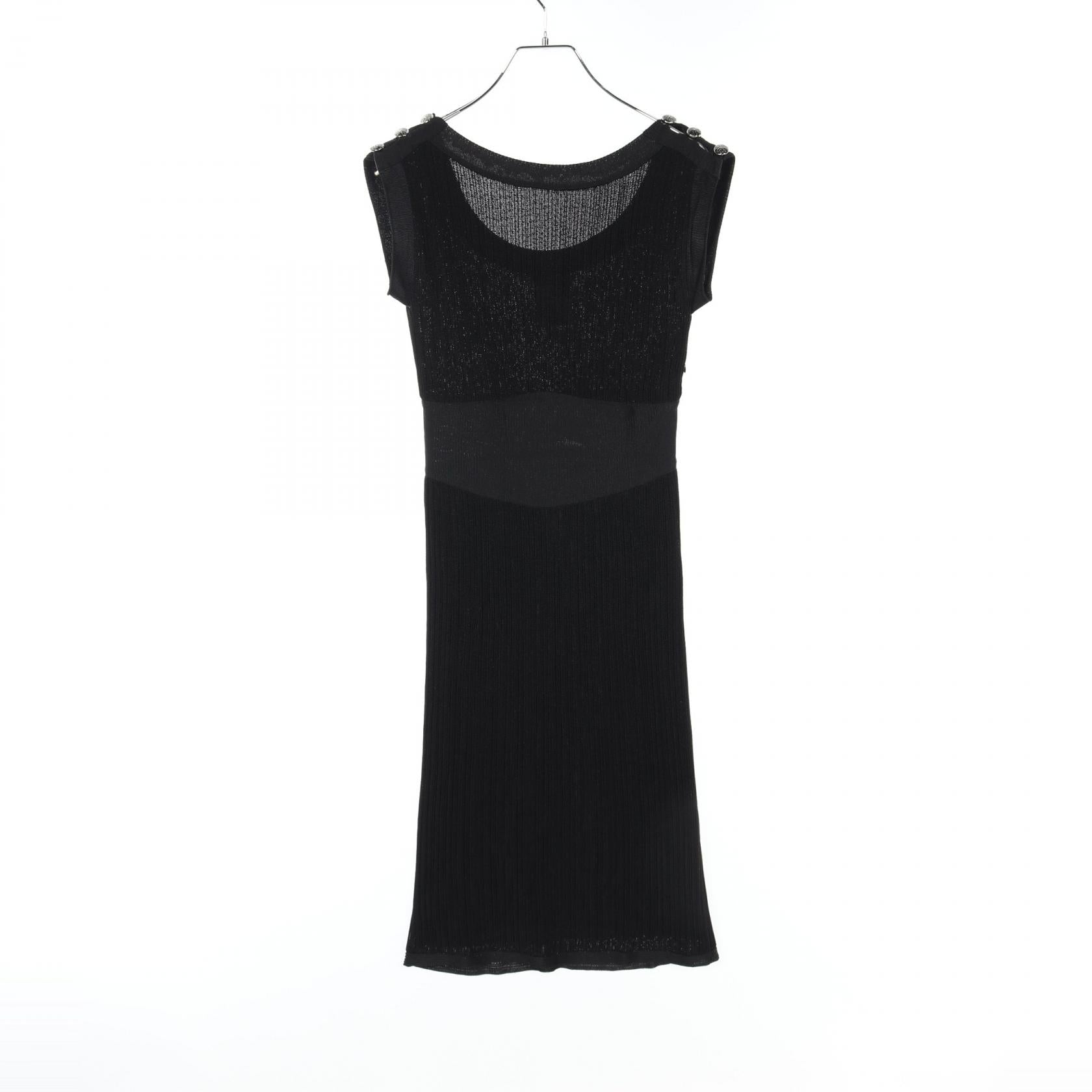 Chanel Viscose Dress Black P37549