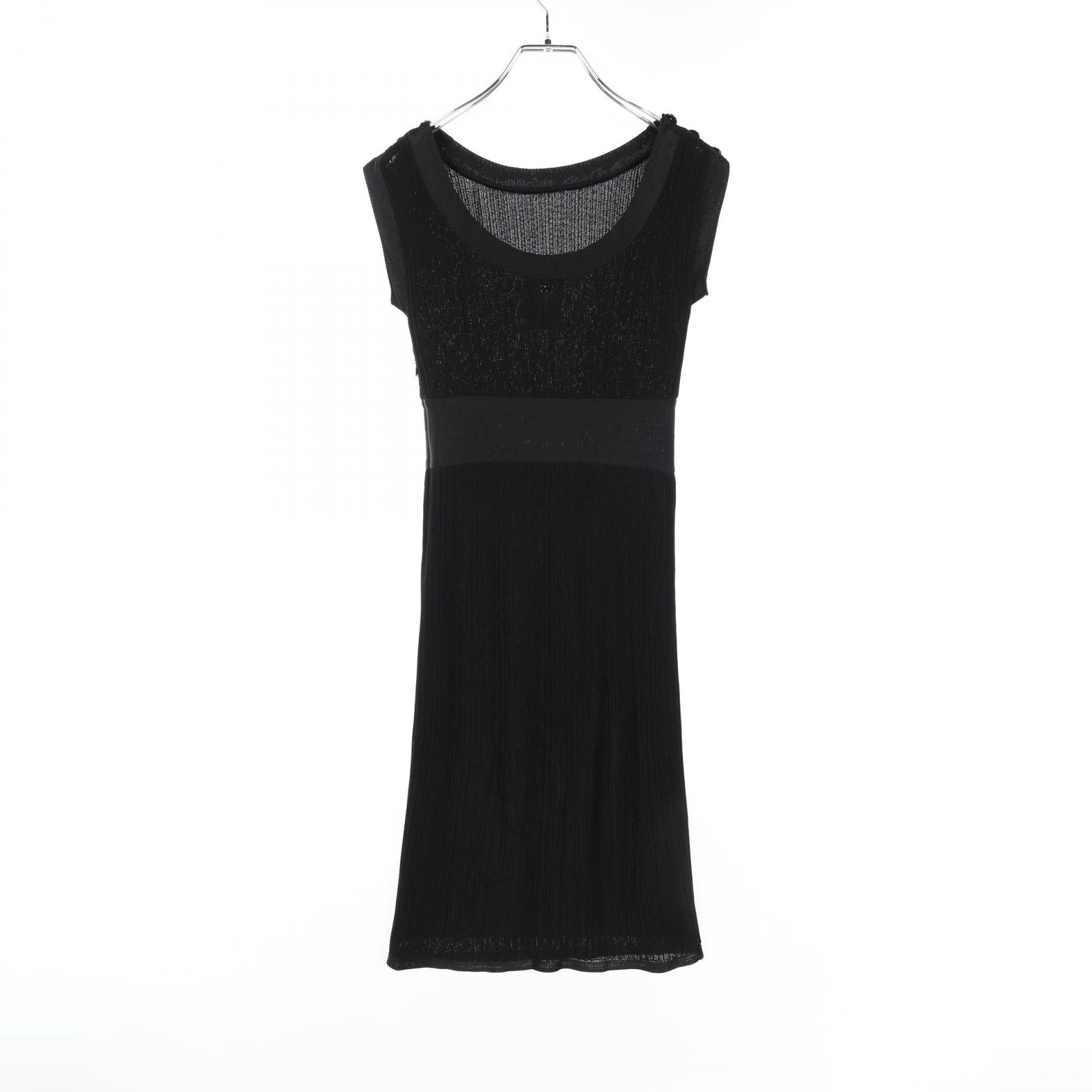 Chanel Viscose Dress Black P37549