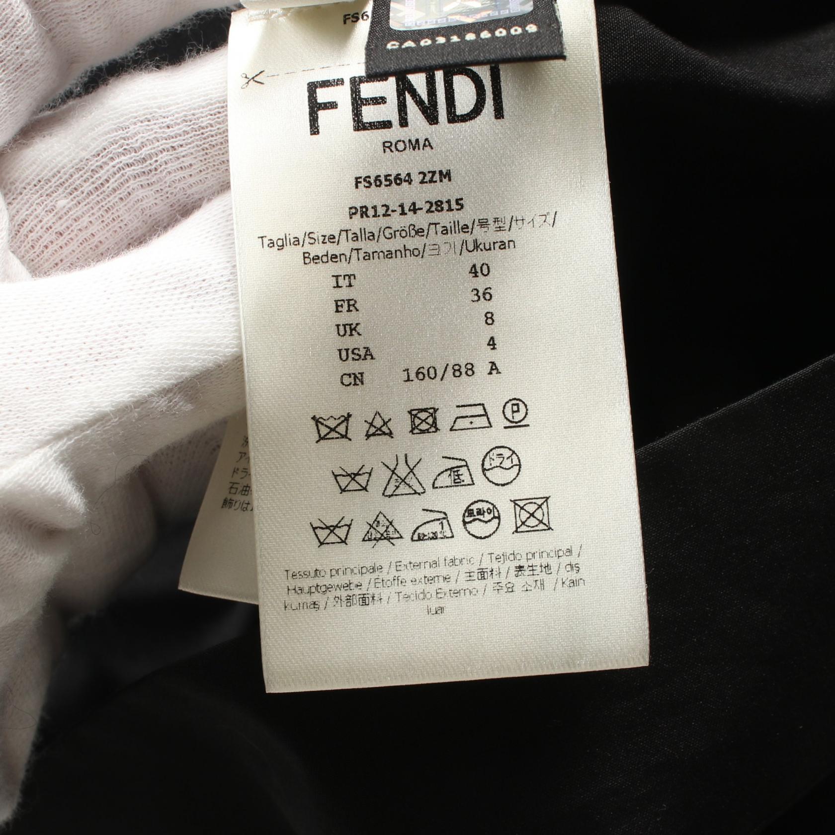 Fendi Cotton Leather Top FS6564