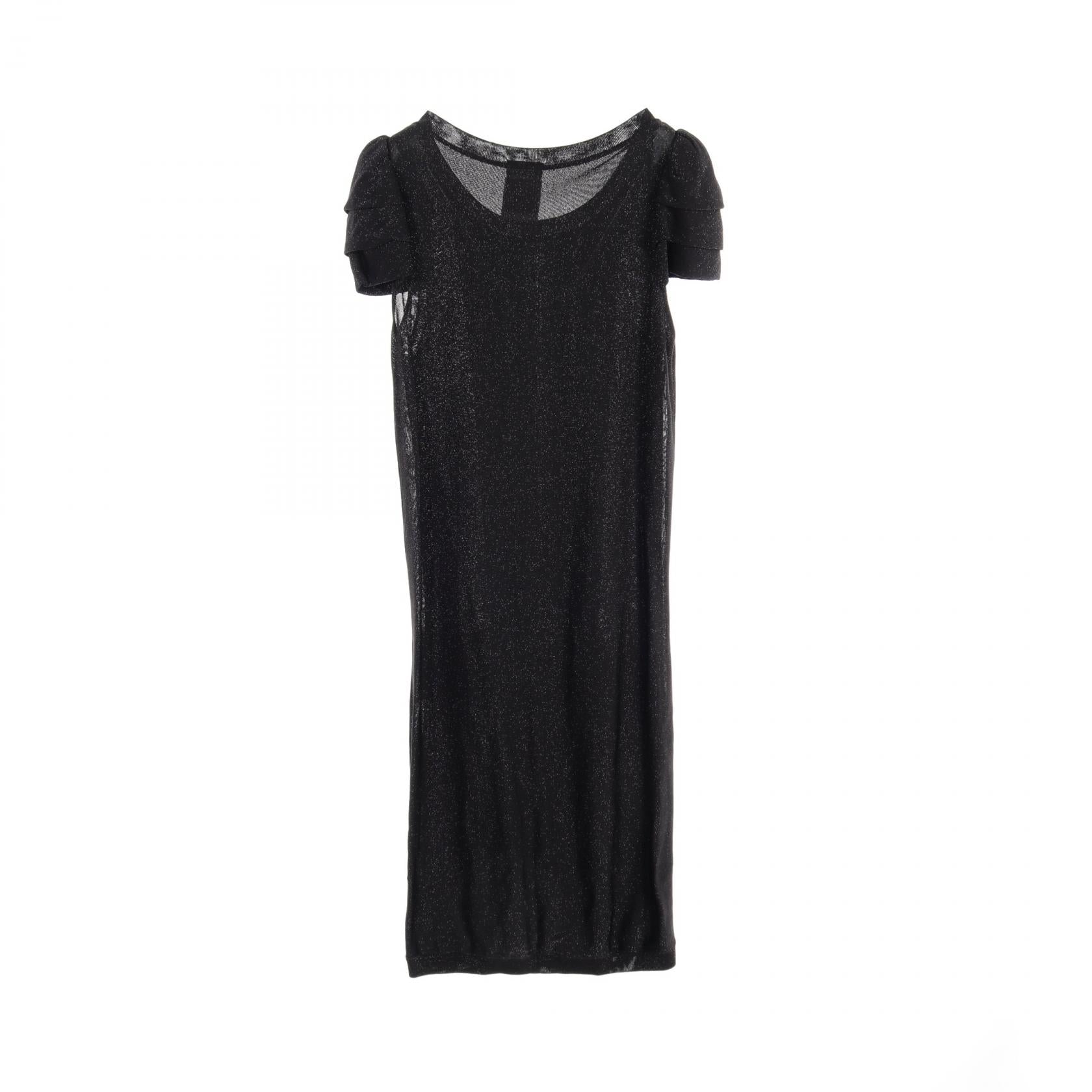 Chanel Rayon Knit Dress Black P35141