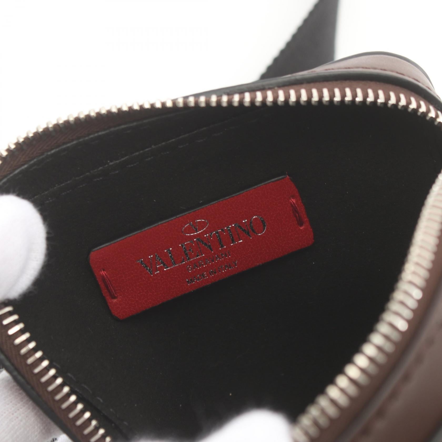 Valentino VLTN Logo Leather Shoulder Bag