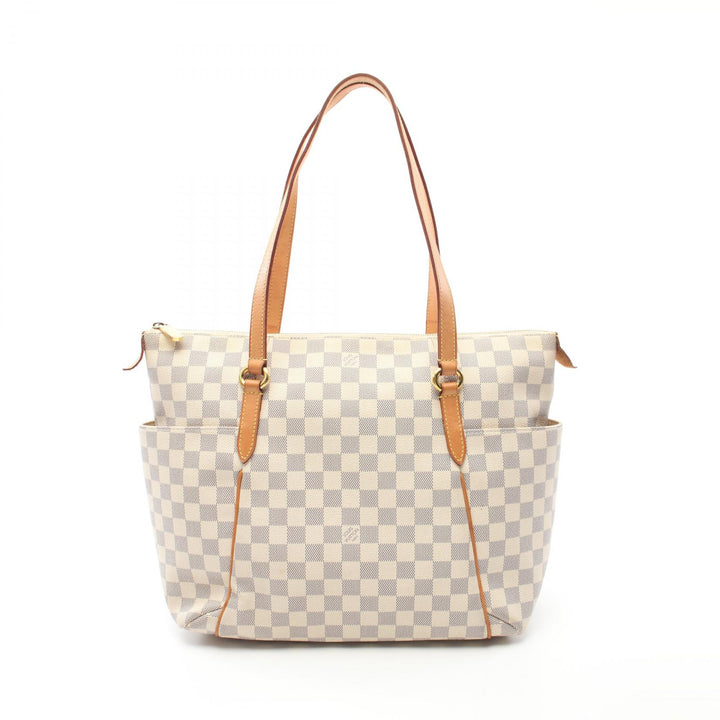 Louis Vuitton Damier Azur Totally MM  Canvas Tote Bag N51262 in Very Good Condition