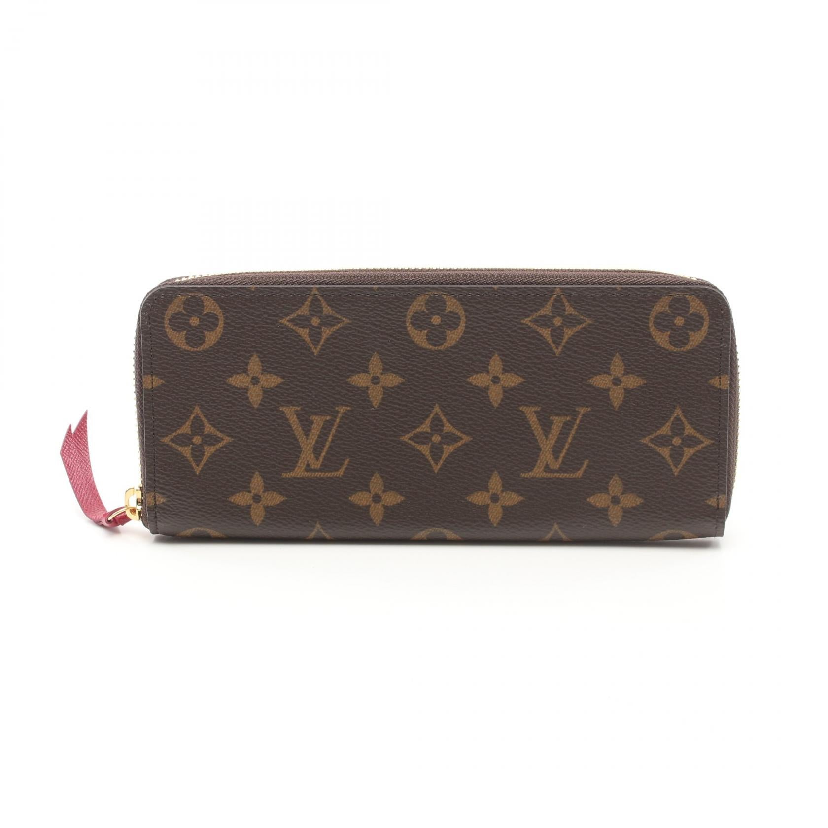 Louis Vuitton Clemence Wallet Monogram Brown/Pink