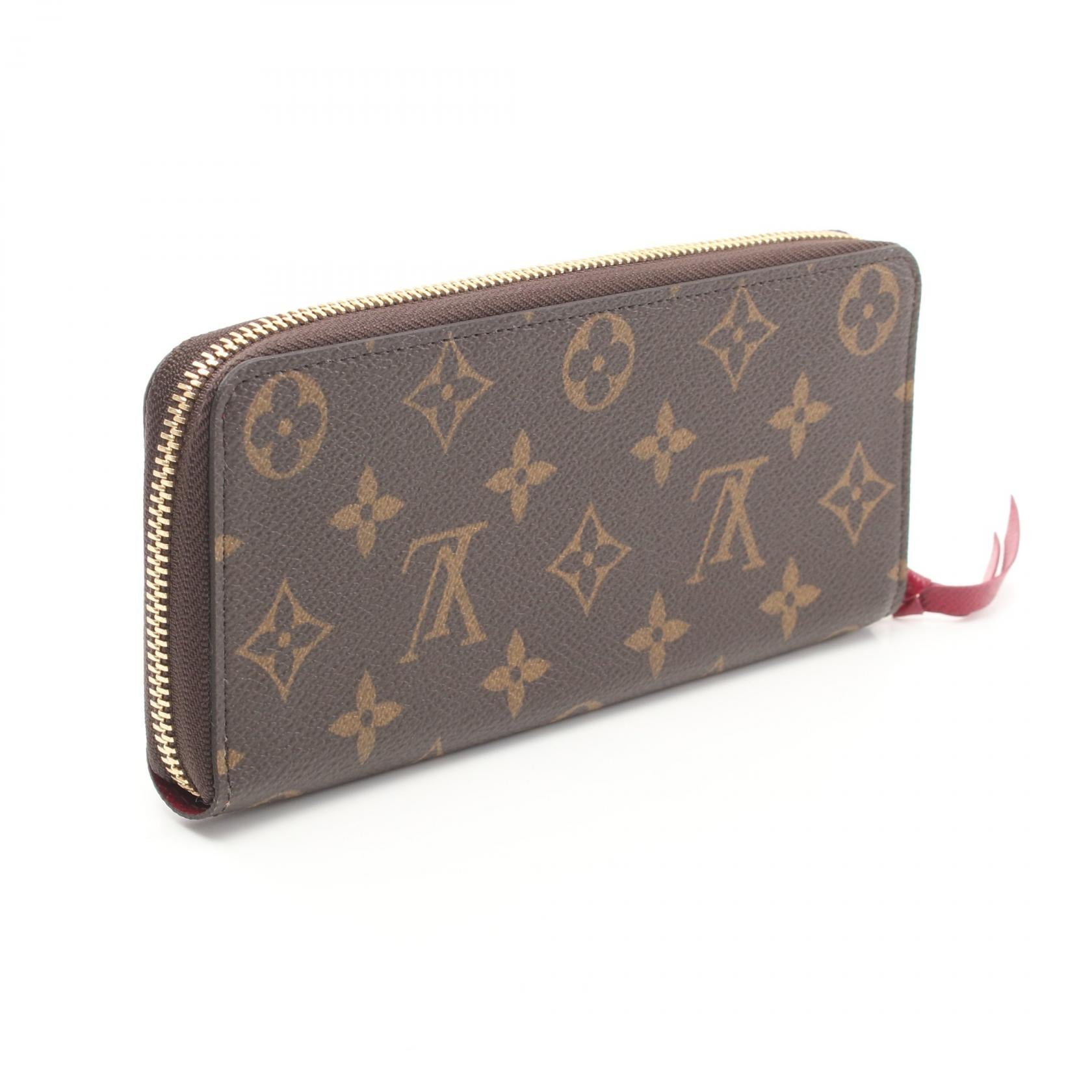 Louis Vuitton Clemence Wallet Monogram Brown/Pink