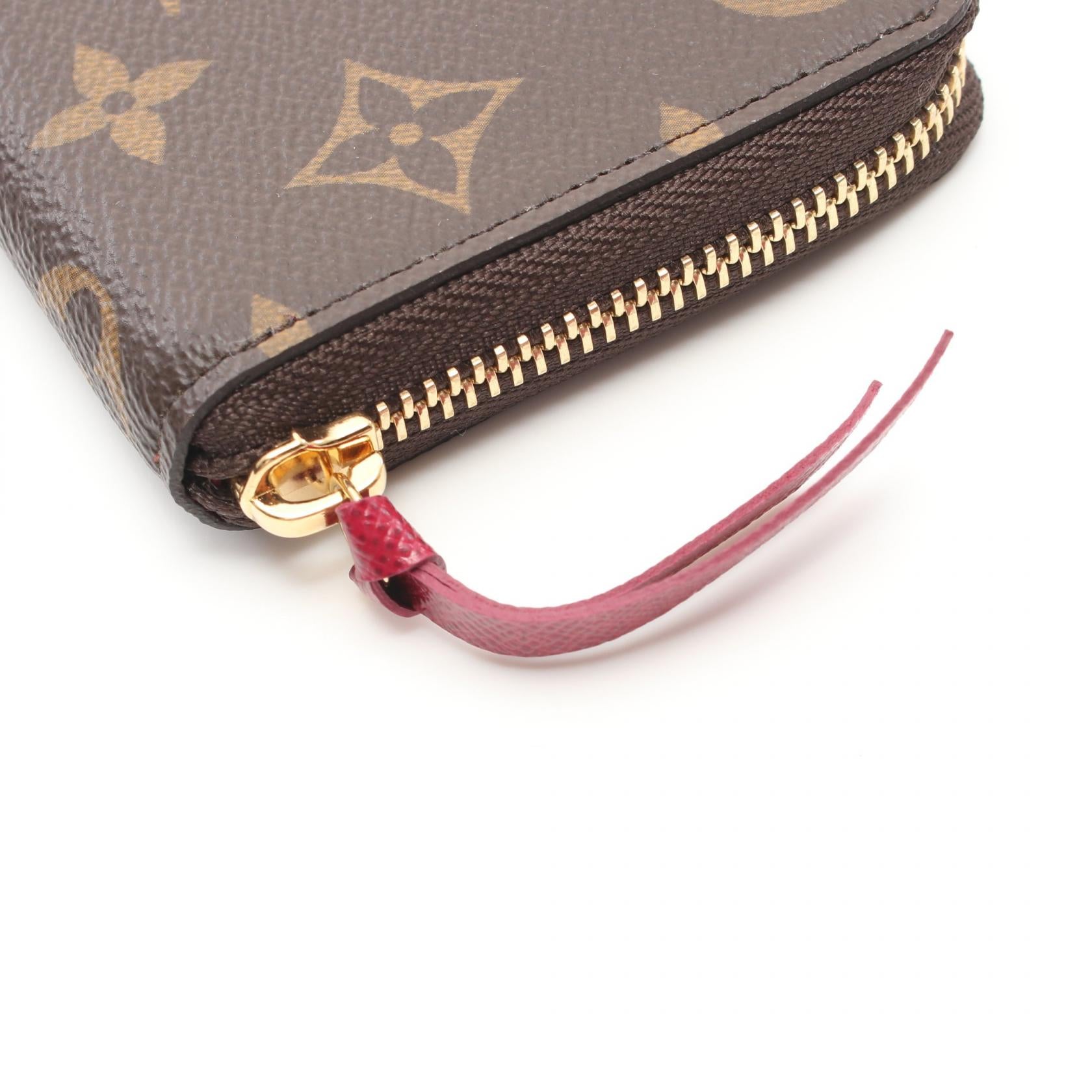 Louis Vuitton Clemence Wallet Monogram Brown/Pink