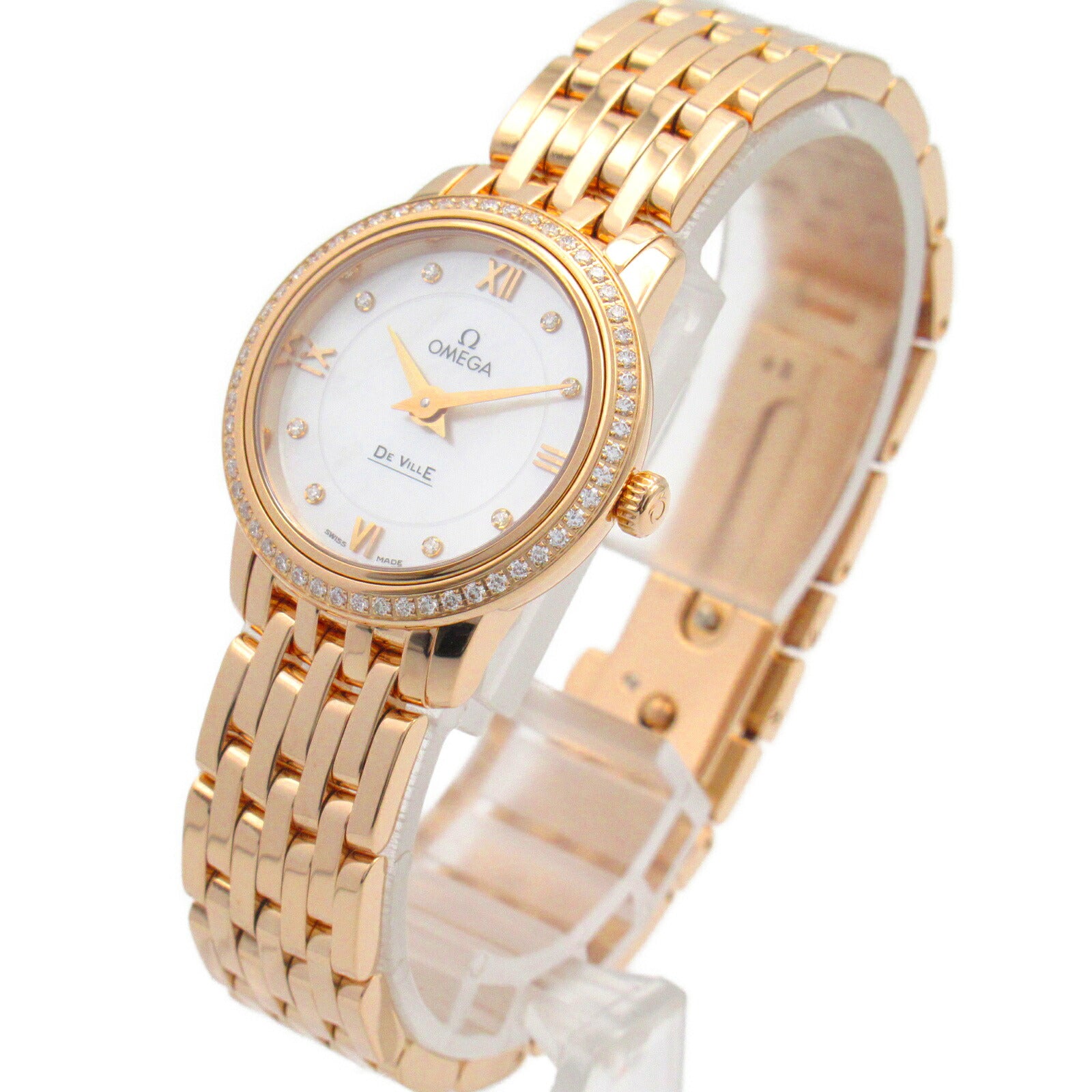 Omega De Ville Prestige Watch Pink Gold 424.55.24.60.55.002