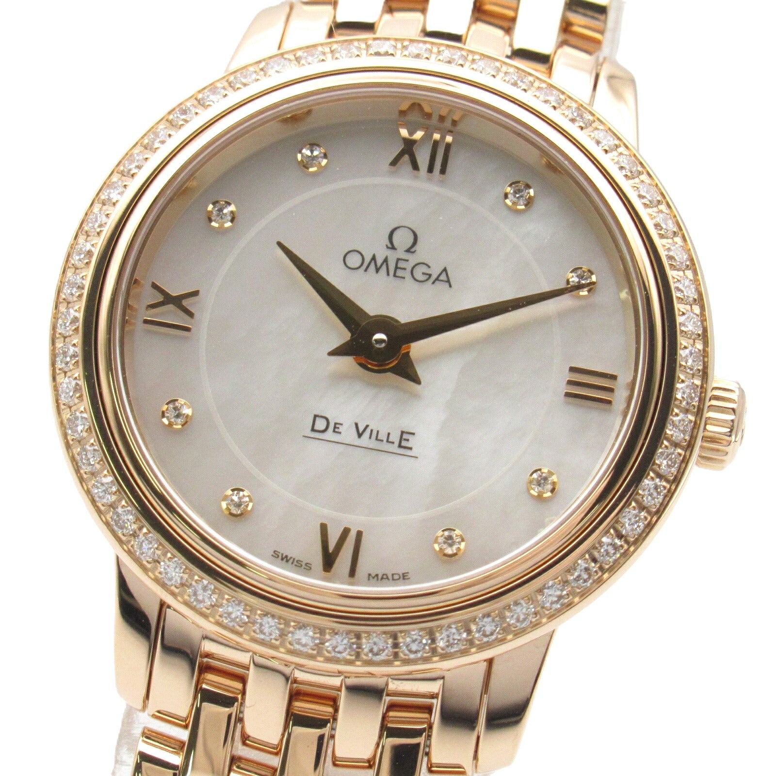 Omega De Ville Prestige Watch Pink Gold 424.55.24.60.55.002