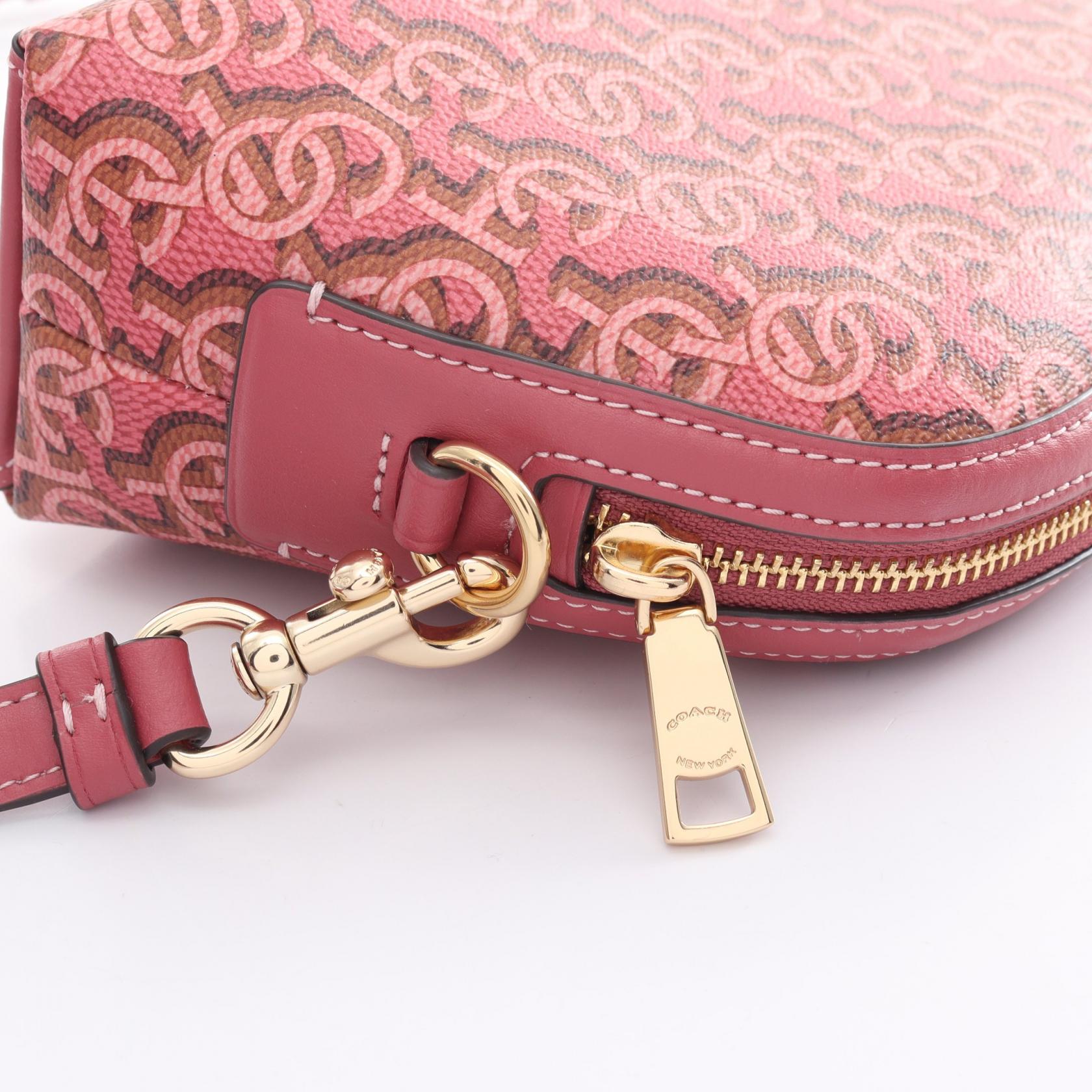 Coach Signature Monogram Crossbody Bag CF243