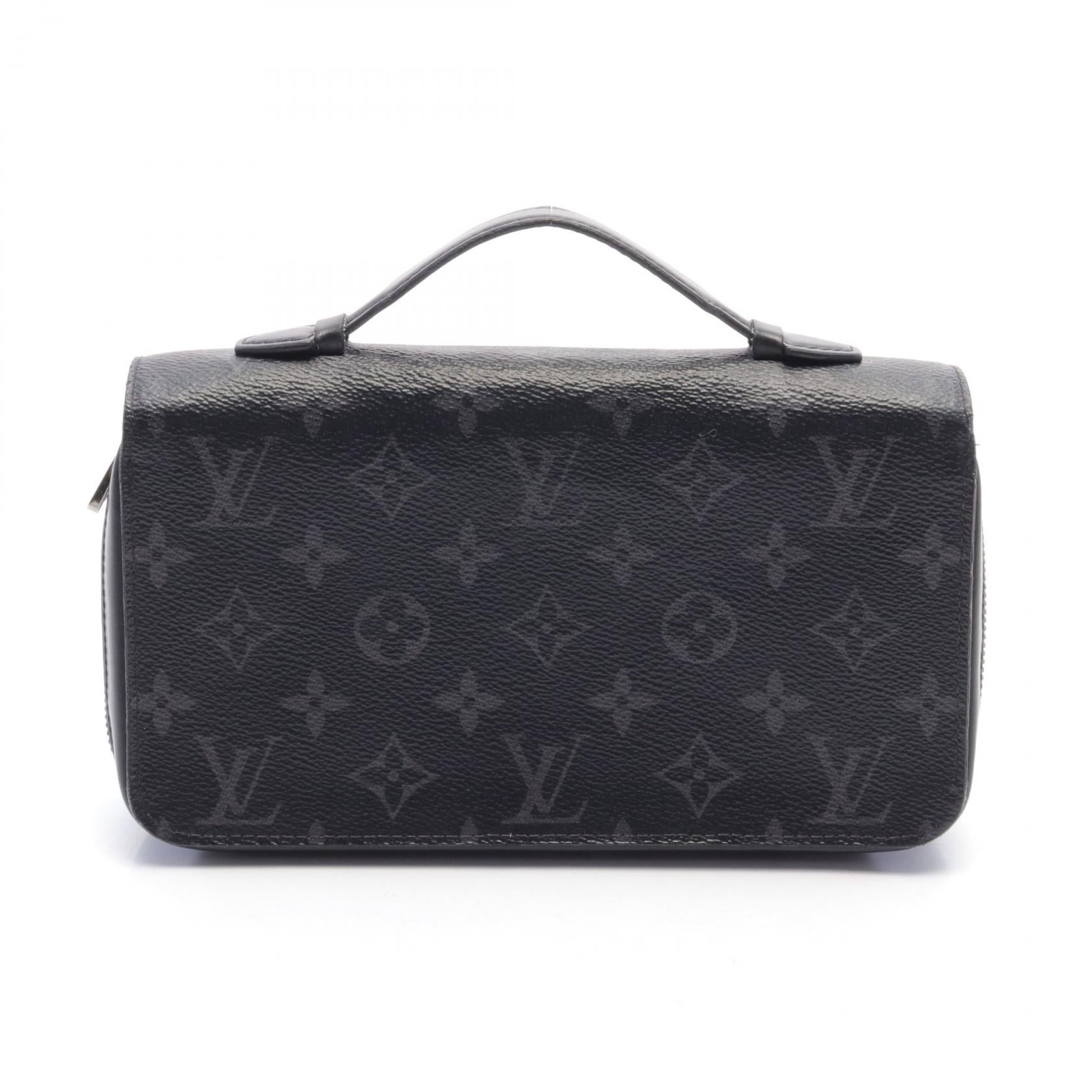 Louis Vuitton Monogram Eclipse Zippy XL  Canvas Long Wallet M61698 in Very Good Condition