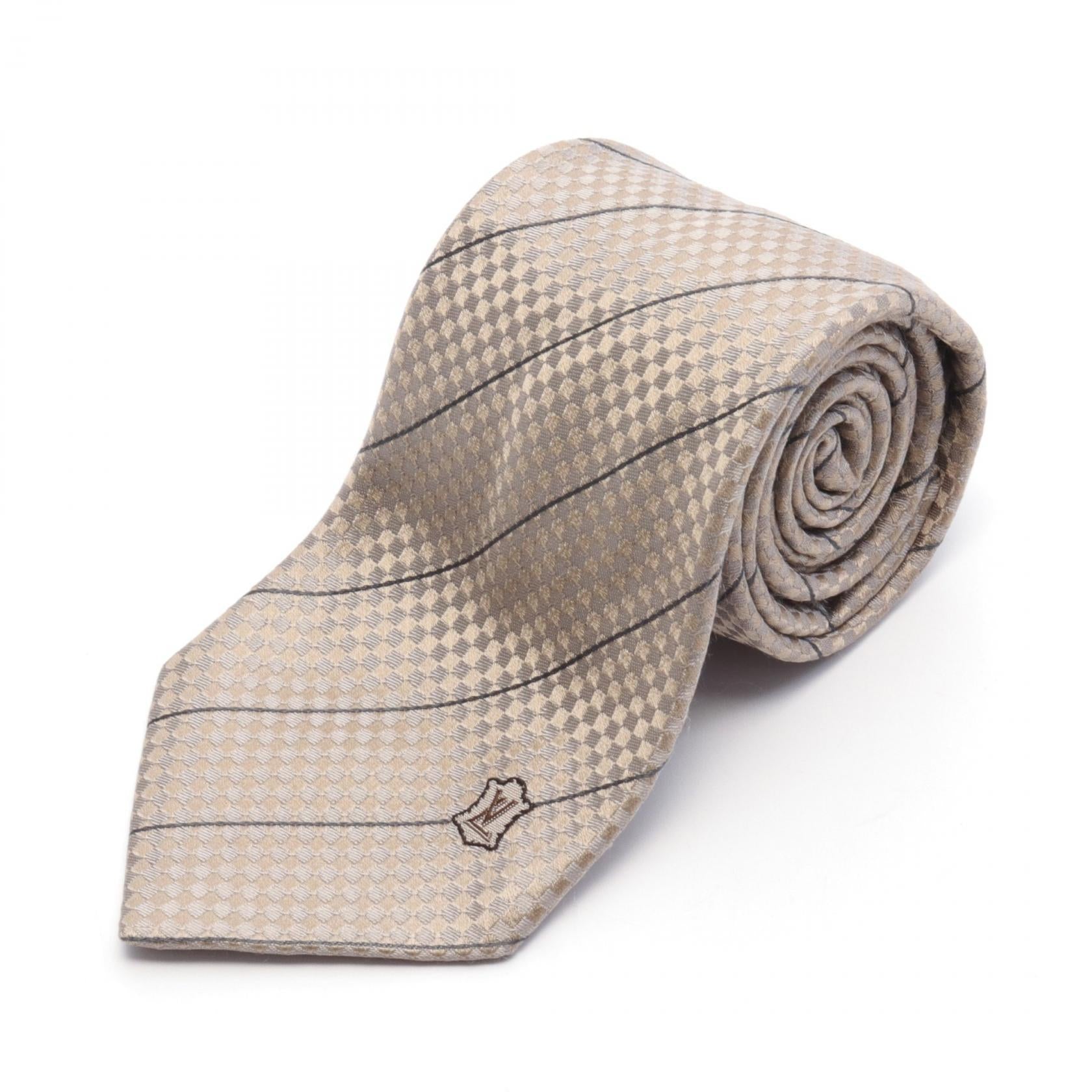 Louis Vuitton Silk Micro Damier Tie