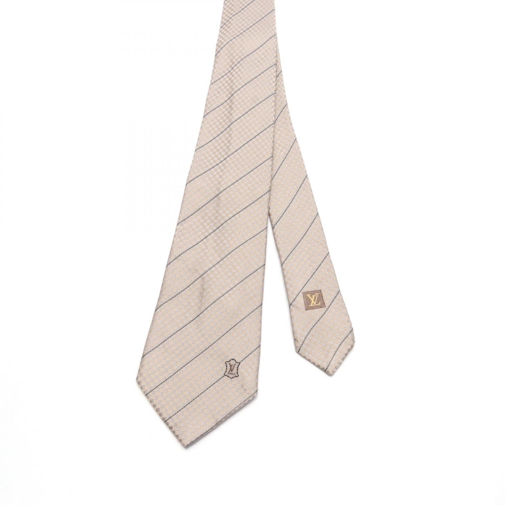 Louis Vuitton Silk Micro Damier Tie