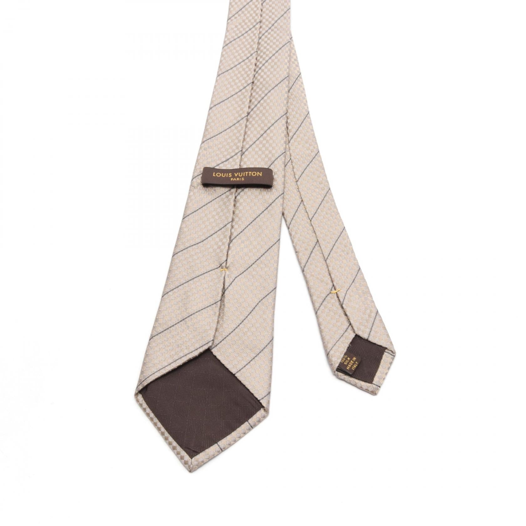 Louis Vuitton Silk Micro Damier Tie