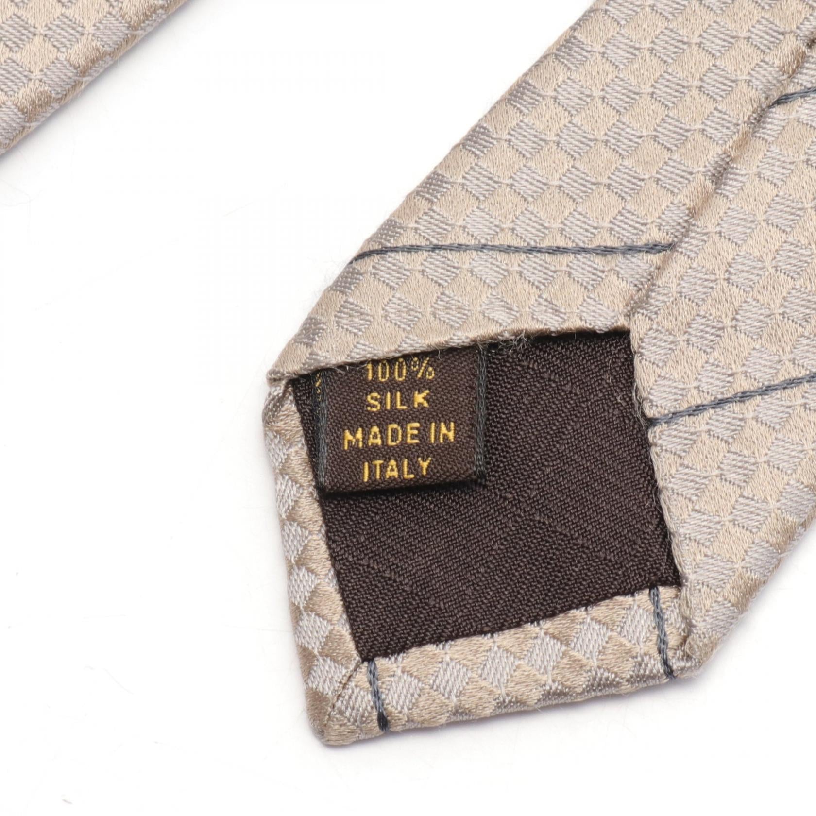 Louis Vuitton Silk Micro Damier Tie