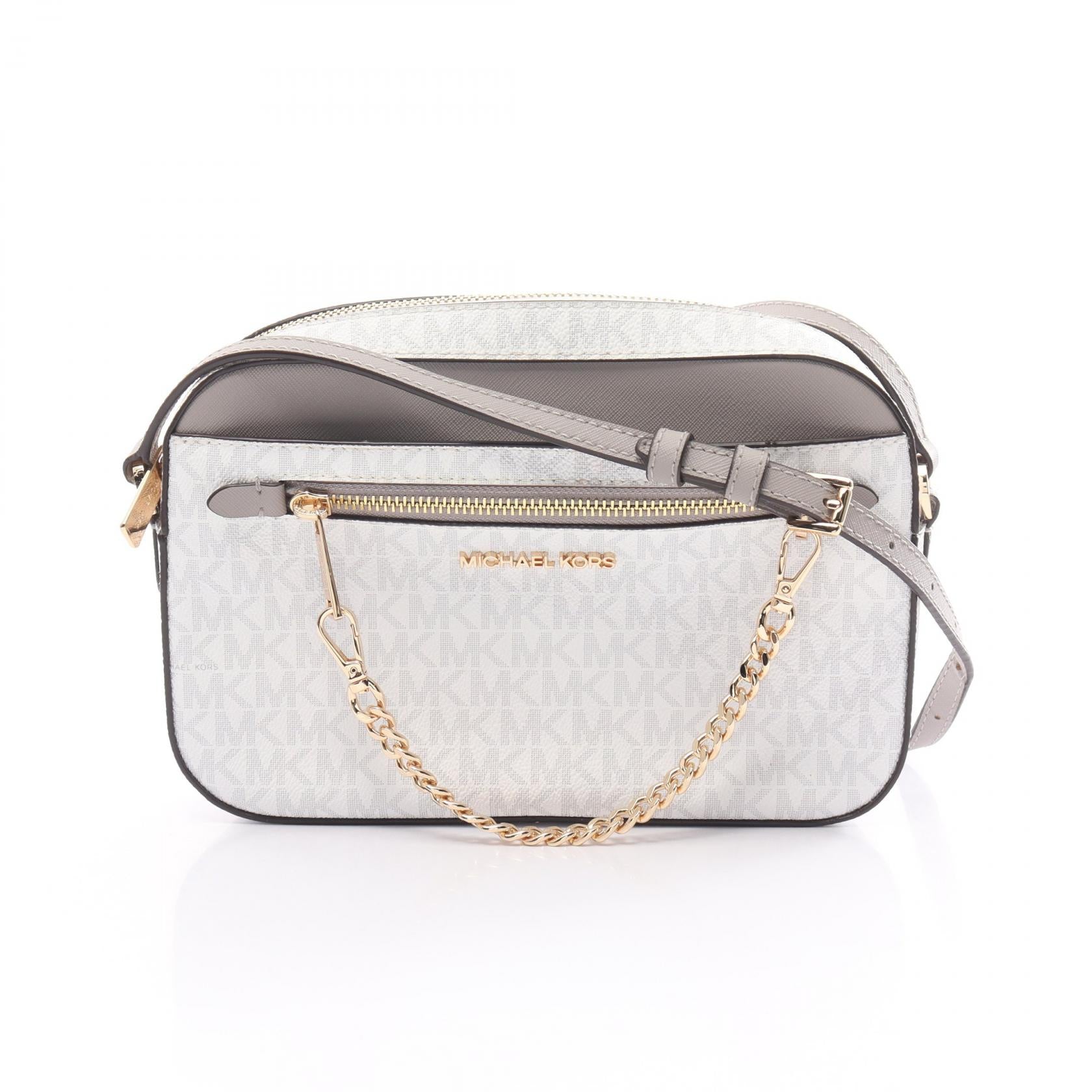 Michael Kors Jet Set Chain Crossbody Bag PVC Leather