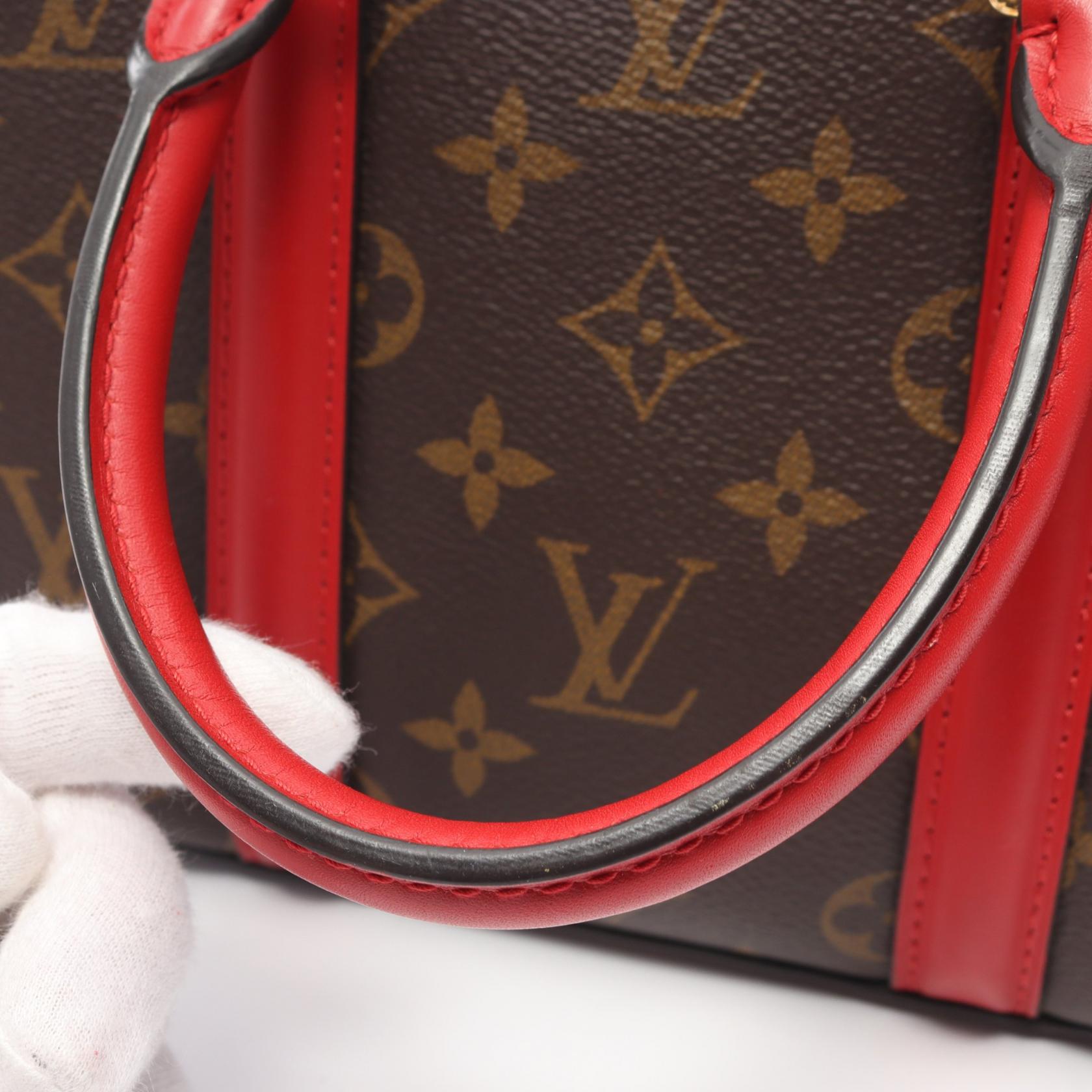 Louis Vuitton Monogram PVC Canvas Leather Handbag M44818