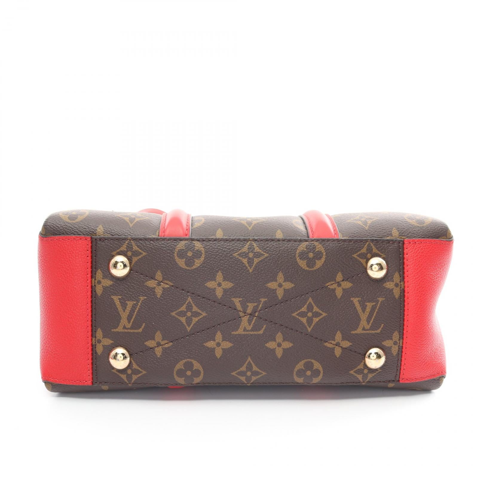 Louis Vuitton Monogram PVC Canvas Leather Handbag M44818