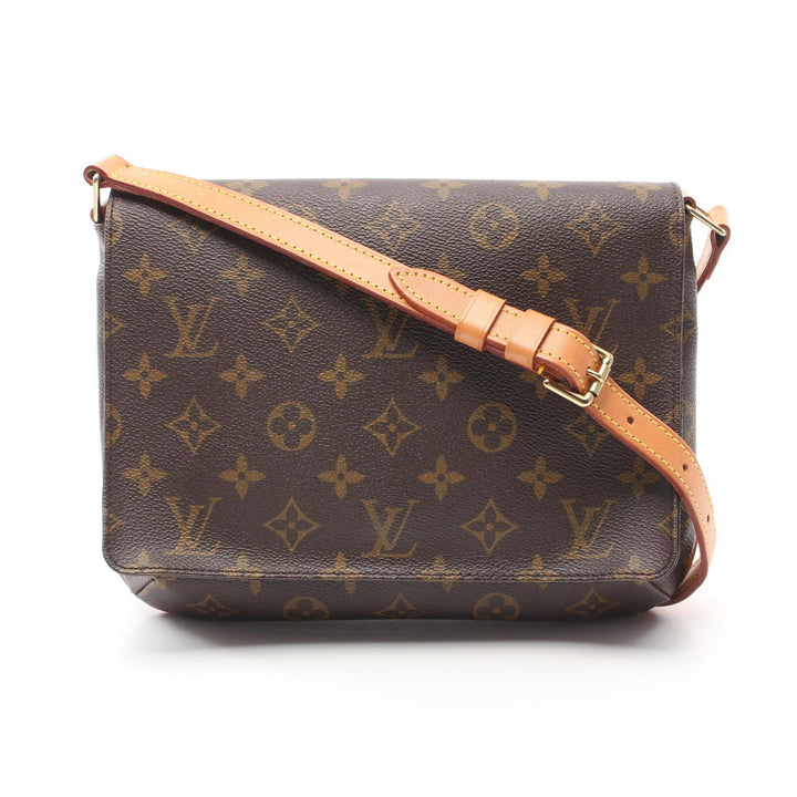 Louis Vuitton Musette Tango Shoulder Bag Brown M51257