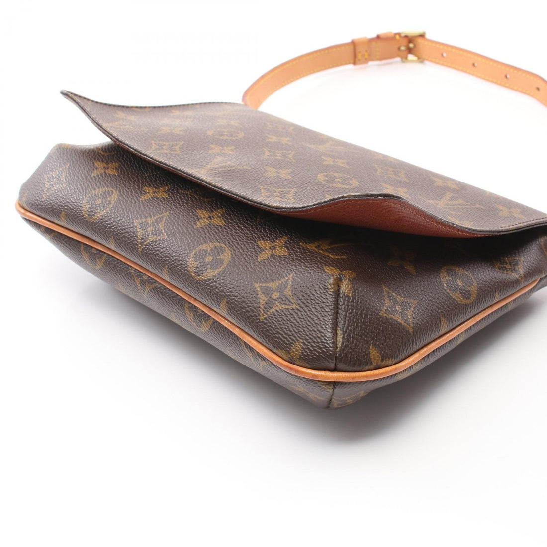 Louis Vuitton Musette Tango Shoulder Bag Brown M51257