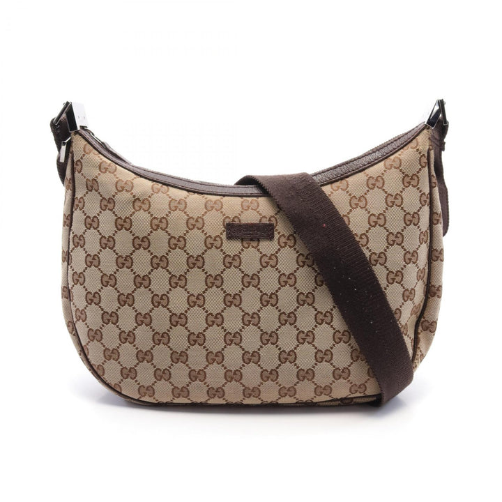 Gucci GG Canvas Leather Shoulder Bag 122790