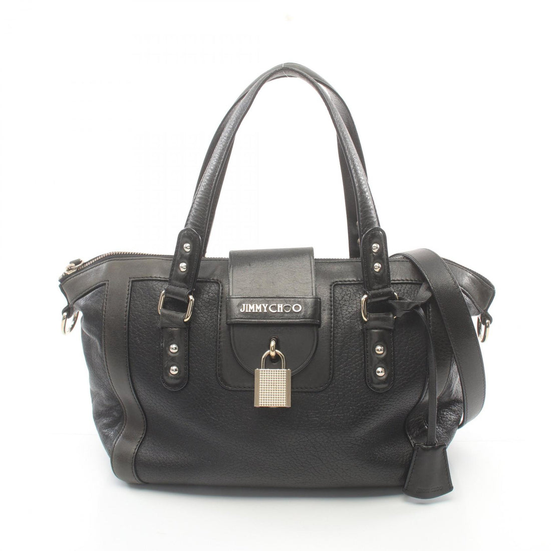 Jimmy Choo Leather Handbag Black