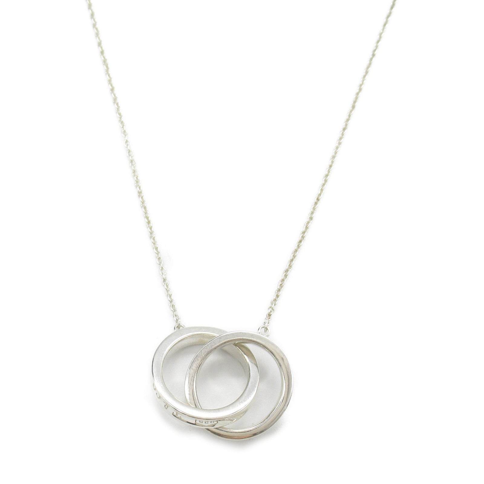 Tiffany & Co Silver Interlocking Circle Necklace