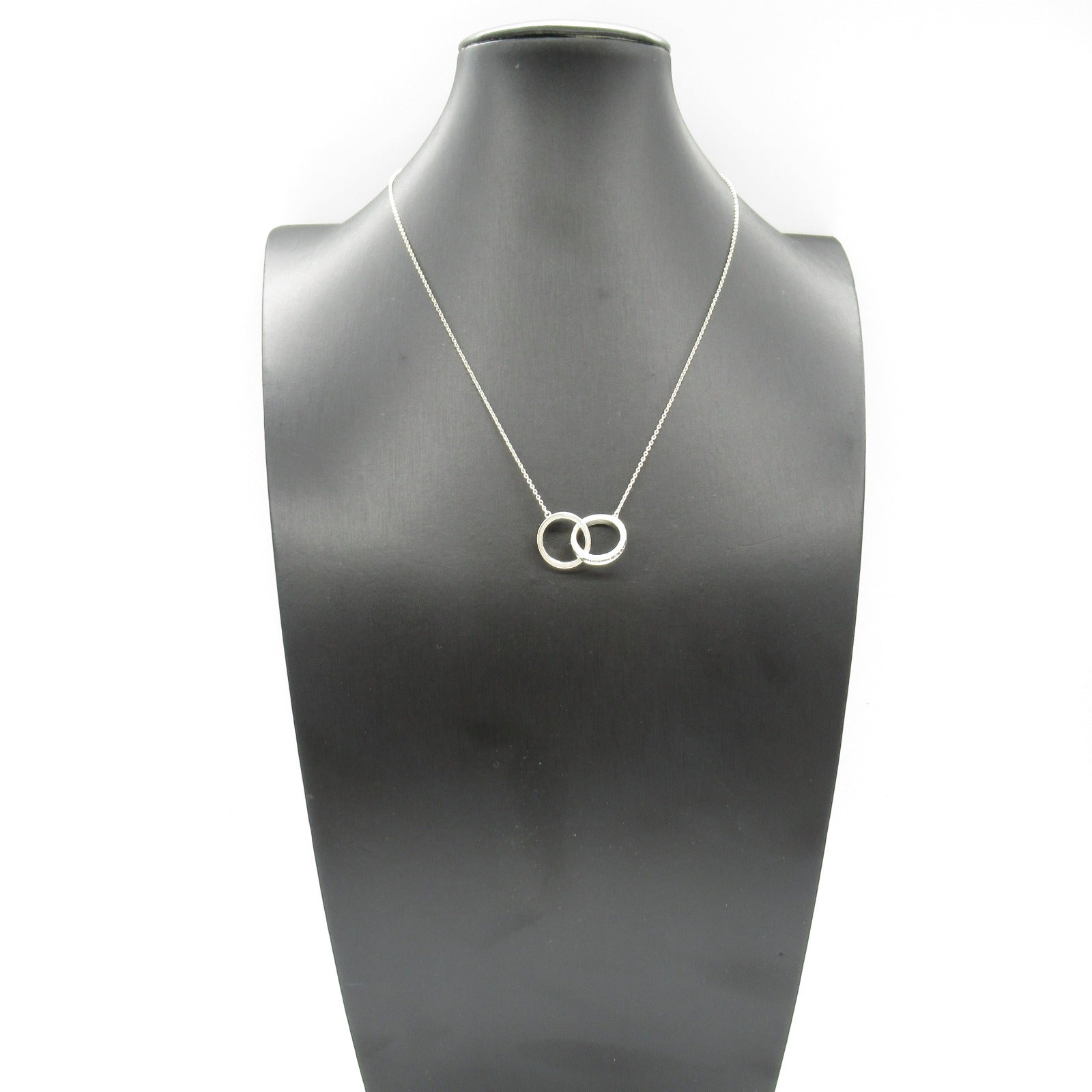 Tiffany & Co Silver Interlocking Circle Necklace