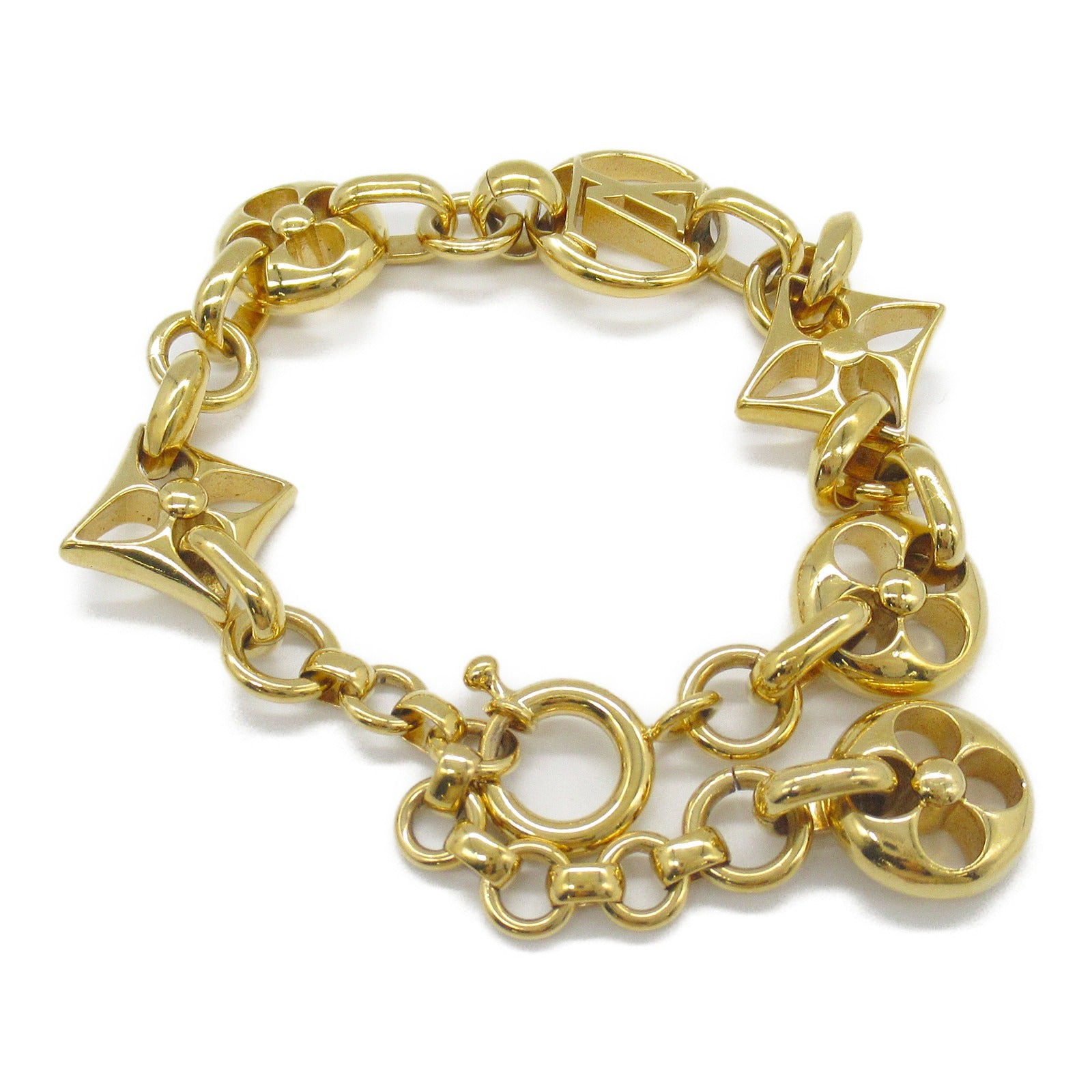 Louis Vuitton Crazy in Lock Bracelet Gold M69583