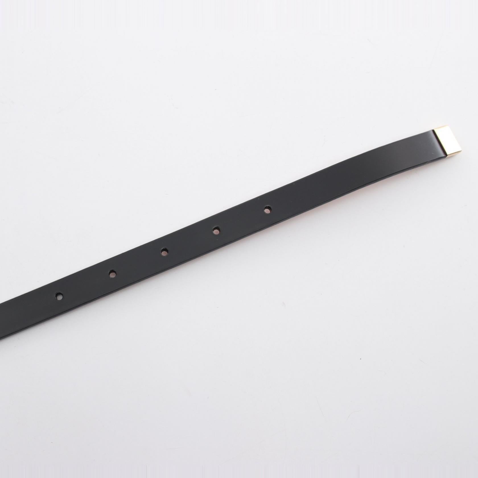 Louis Vuitton Leather Belt Black