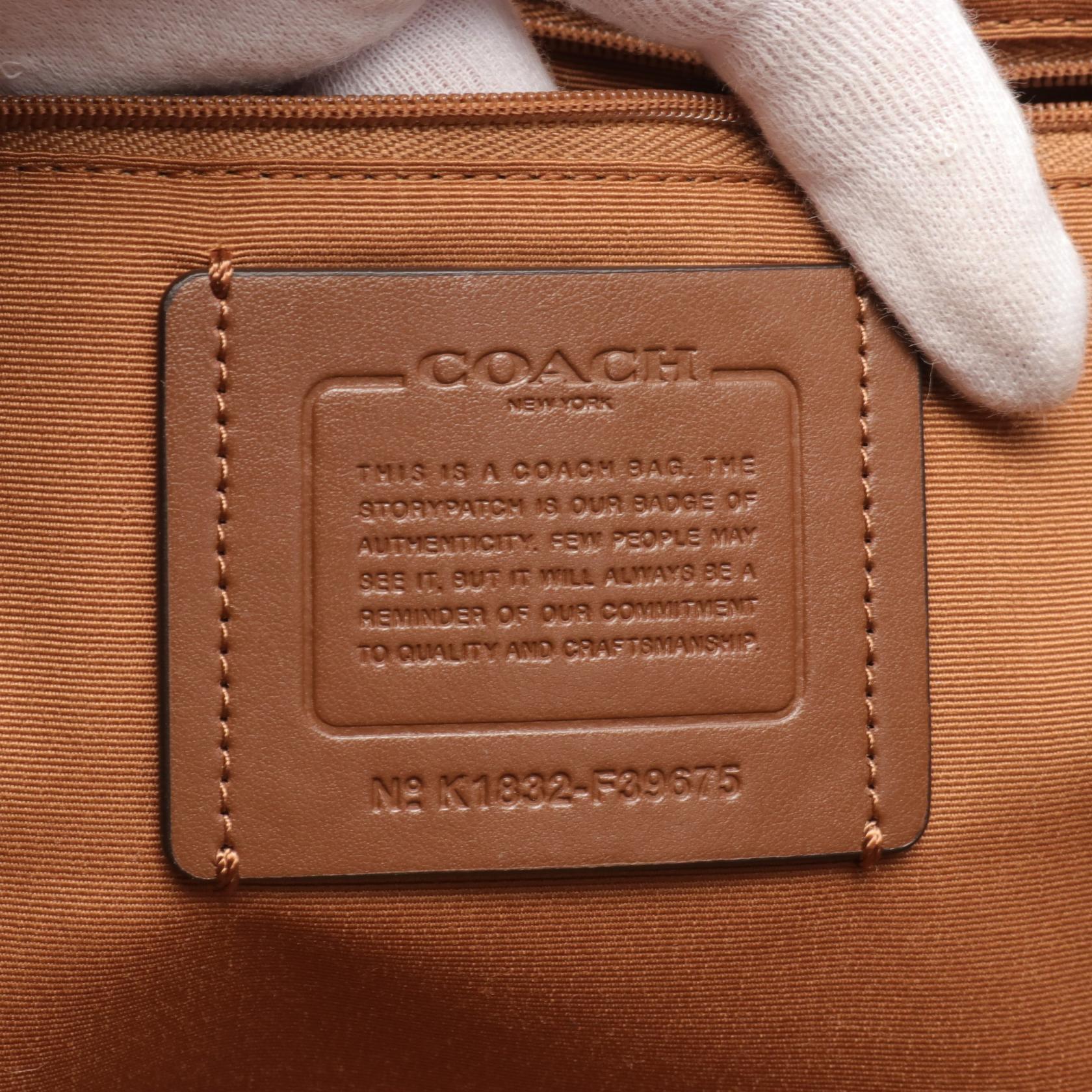 Coach Leather Derby Tote Bag F39675