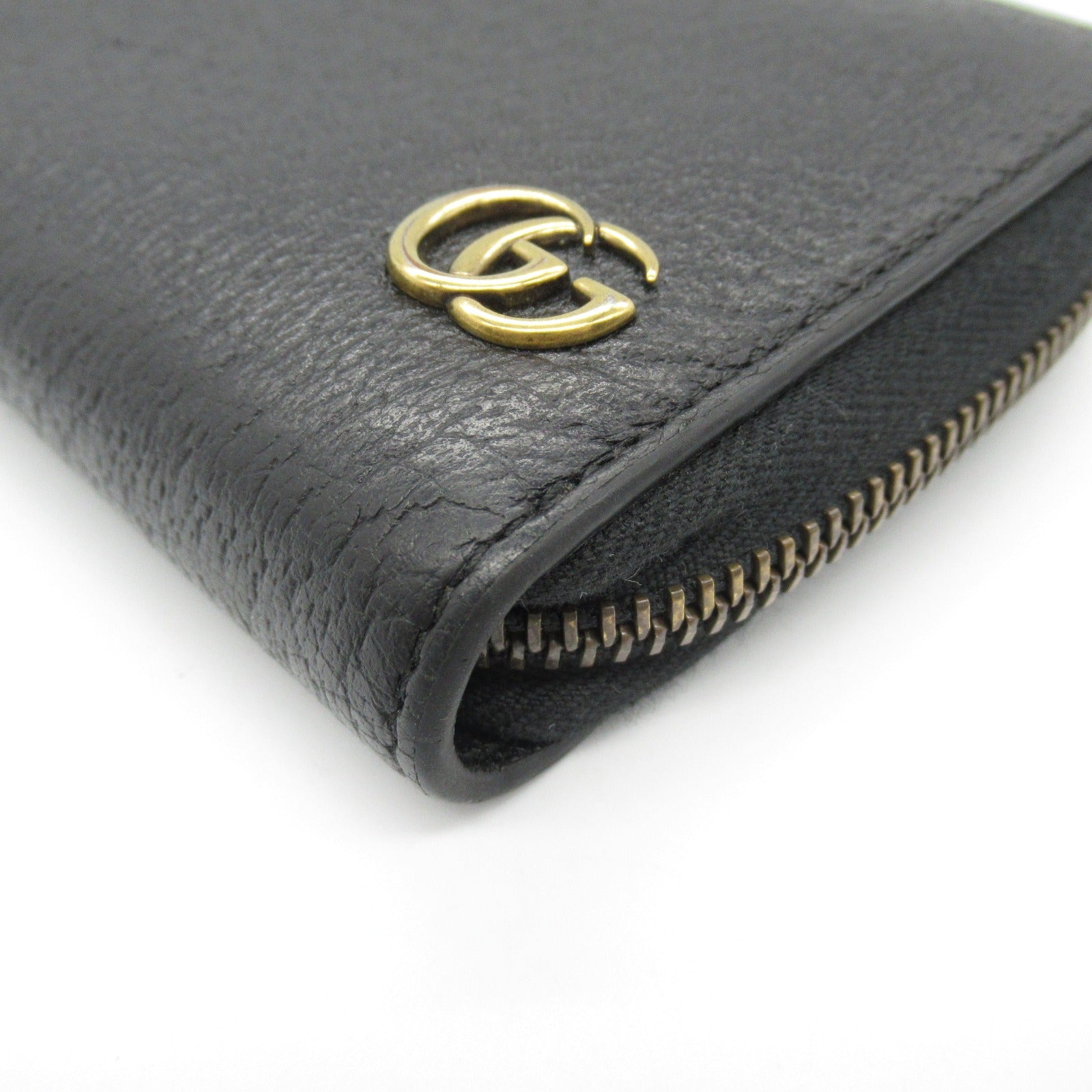 Gucci Embossed Leather Long Wallet Black