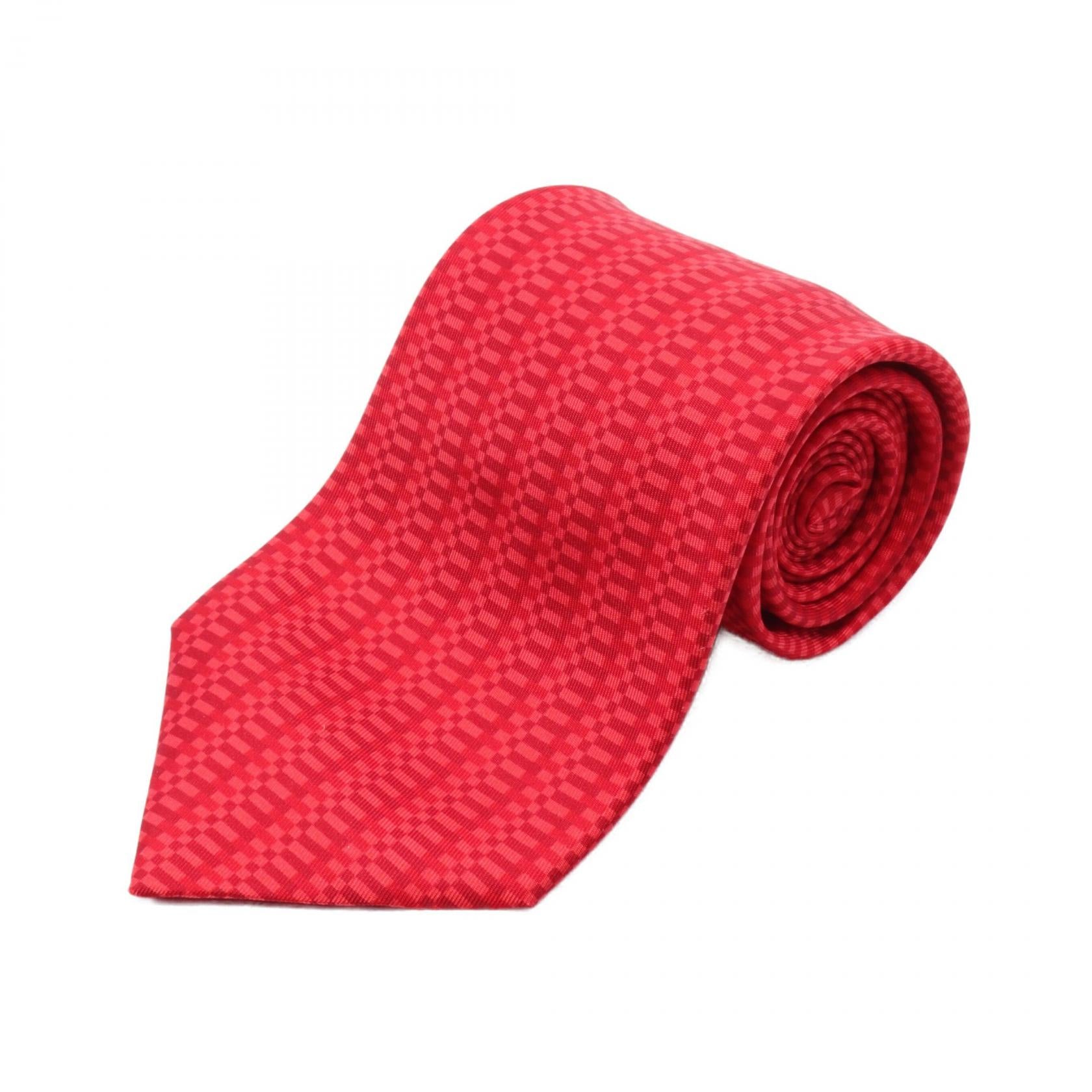 Hermes Silk Tie Red for Men