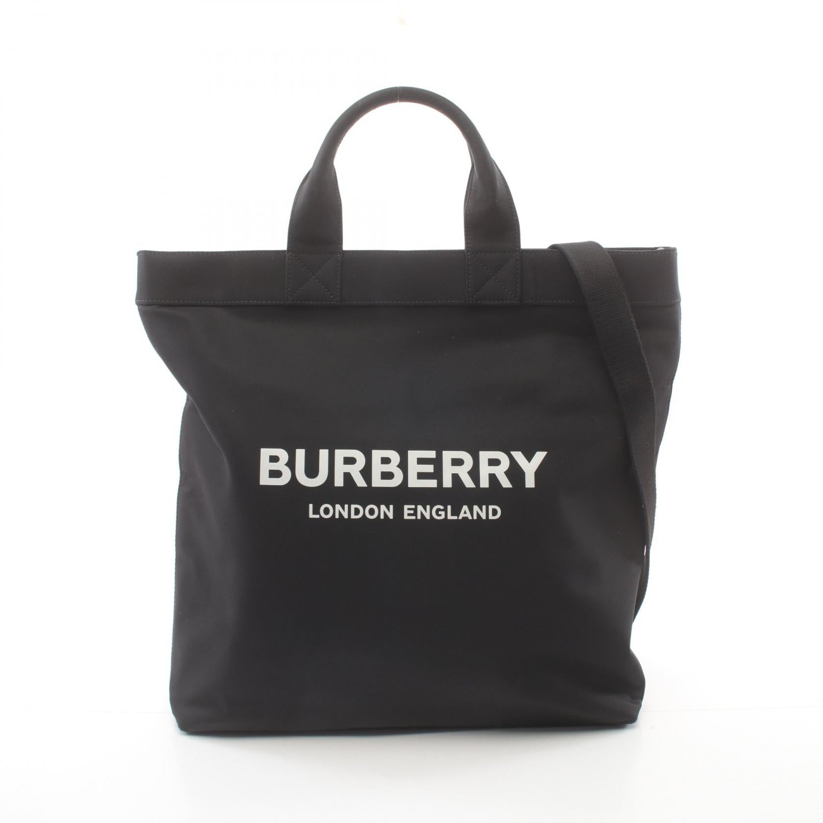 Burberry ECONYL Nylon Leather Tote Bag 8026233