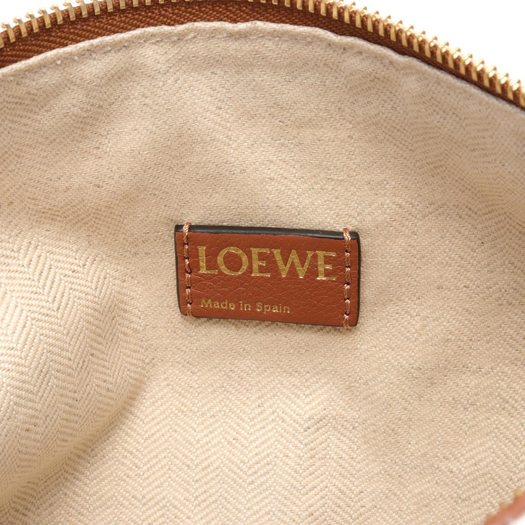 Loewe Anagram Cubi Small Handbag Canvas Leather