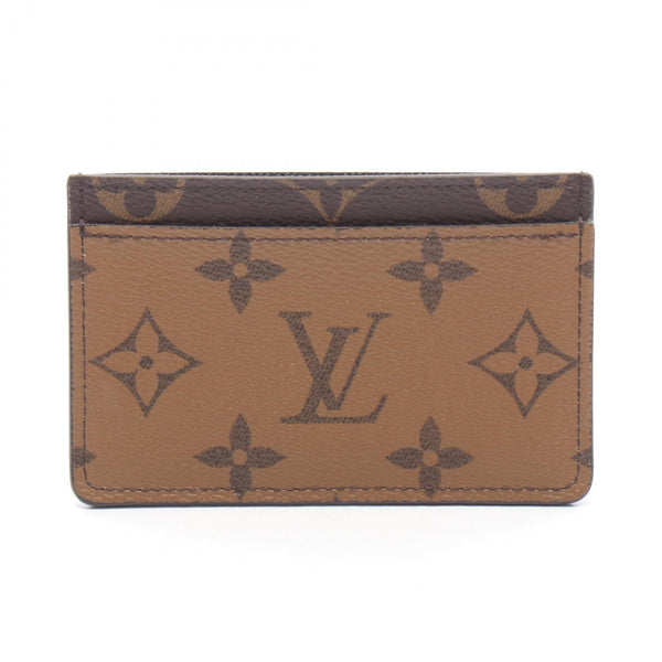 Louis Vuitton Porte Cartes Simple Monogram Reverse Card Case