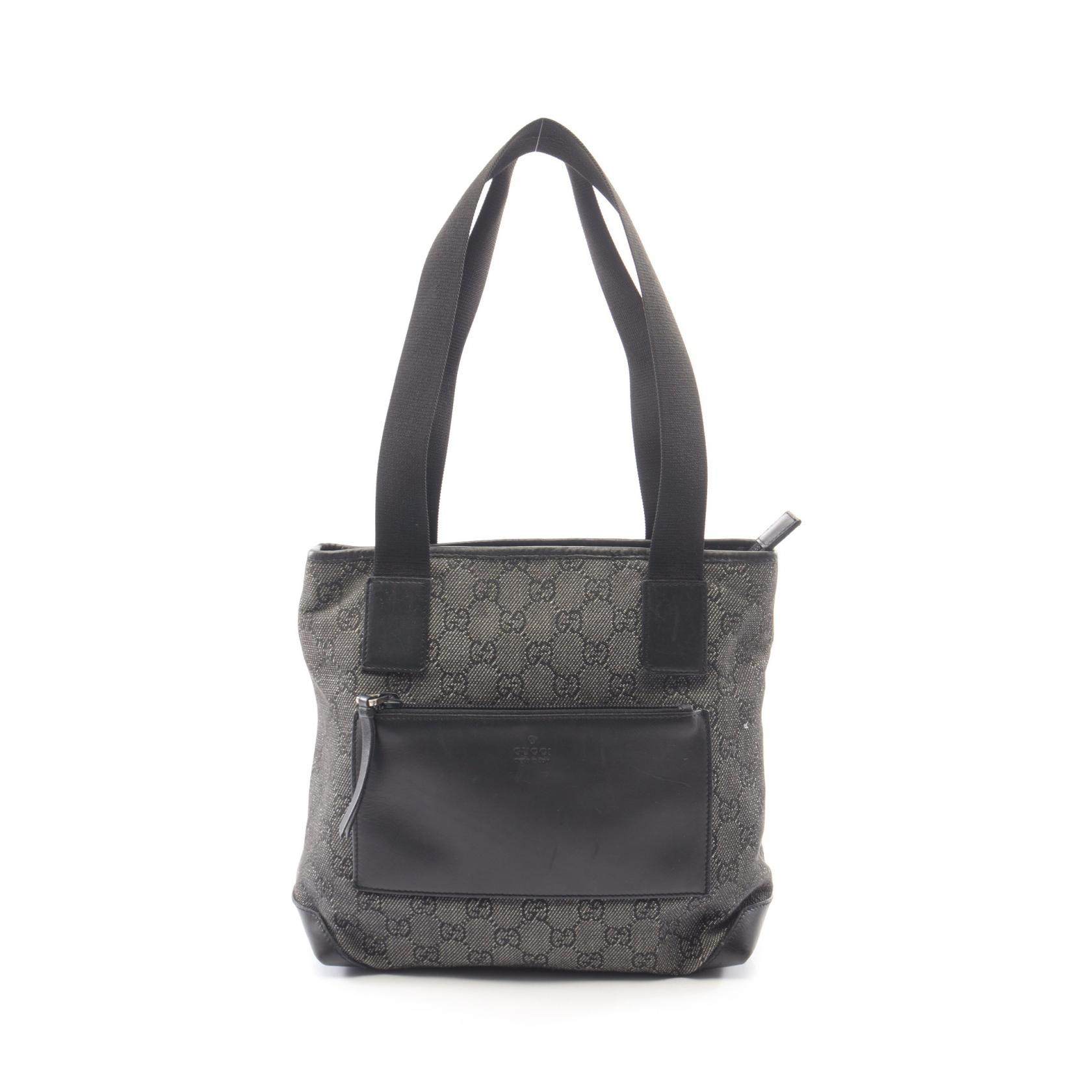 Gucci GG Canvas Leather Shoulder Bag