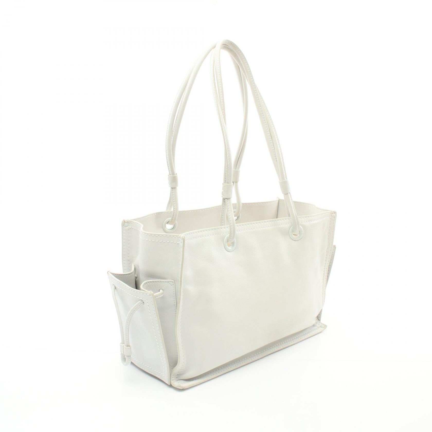 Loewe Leather Tote Bag Gray