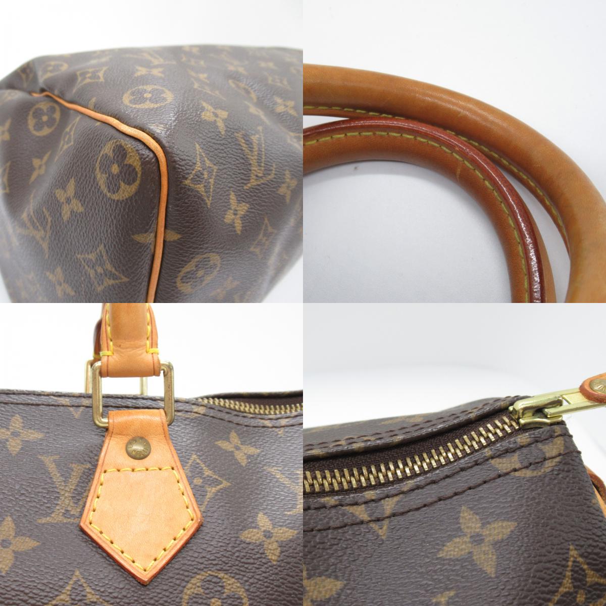 Louis Vuitton Speedy 35 Handbag Monogram Brown