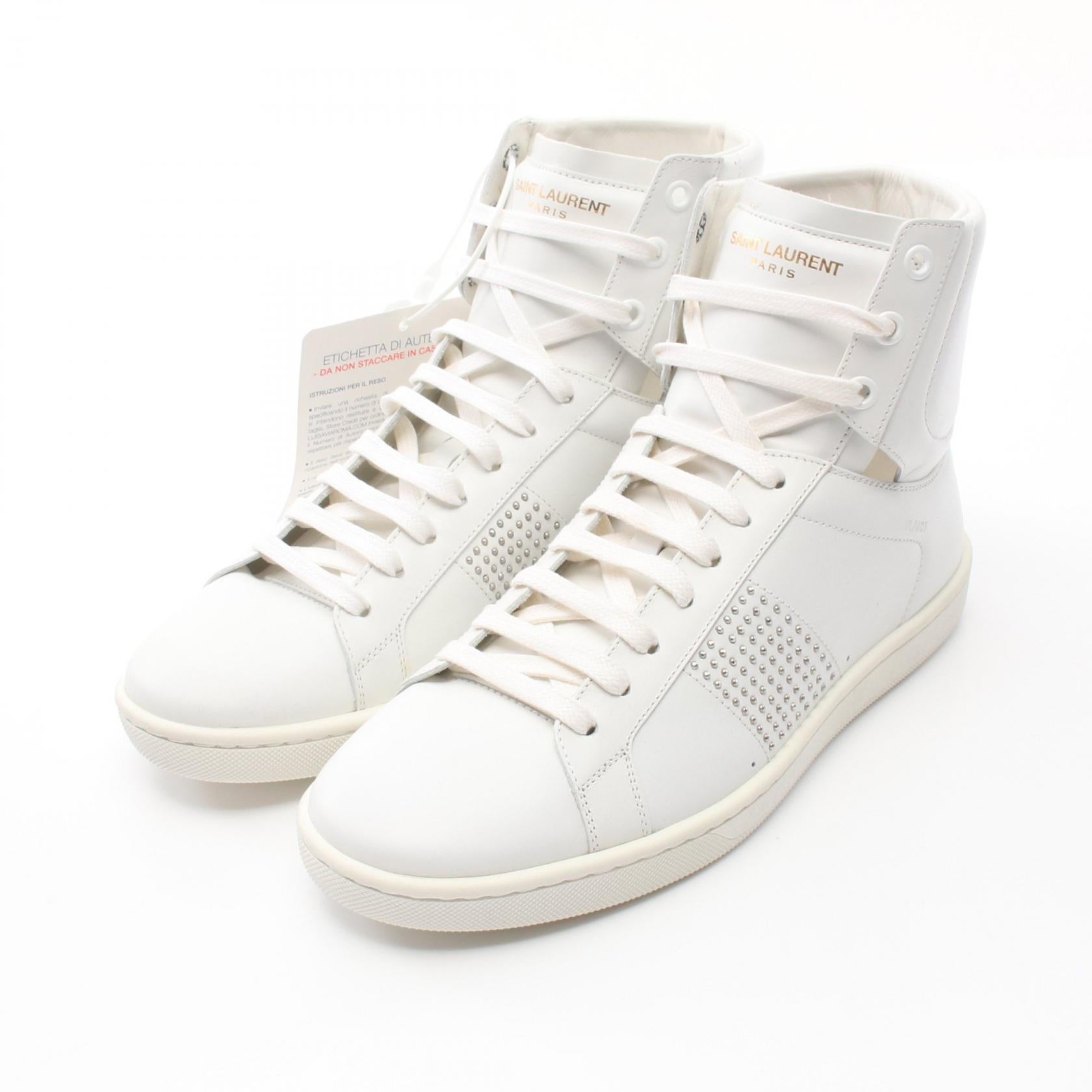 Saint Laurent Leather Sneakers 322083