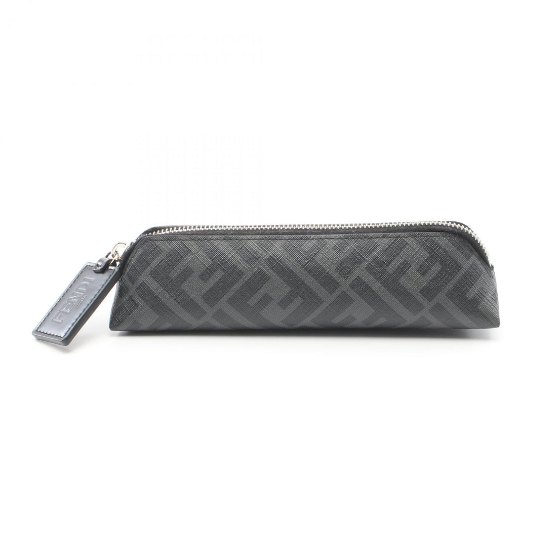 Fendi FF Pencil Case Leather Pet Bag in Great Condition