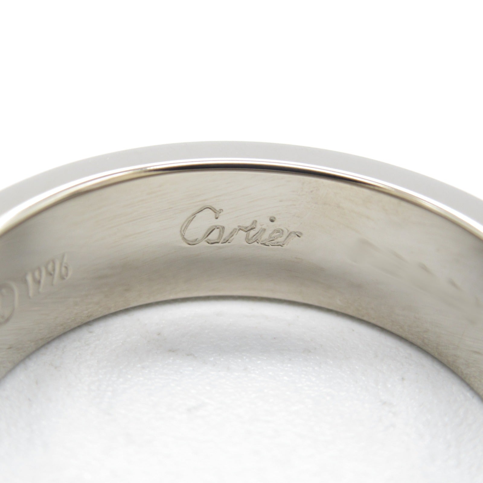 Cartier Love Ring K18WG White Gold Jewelry